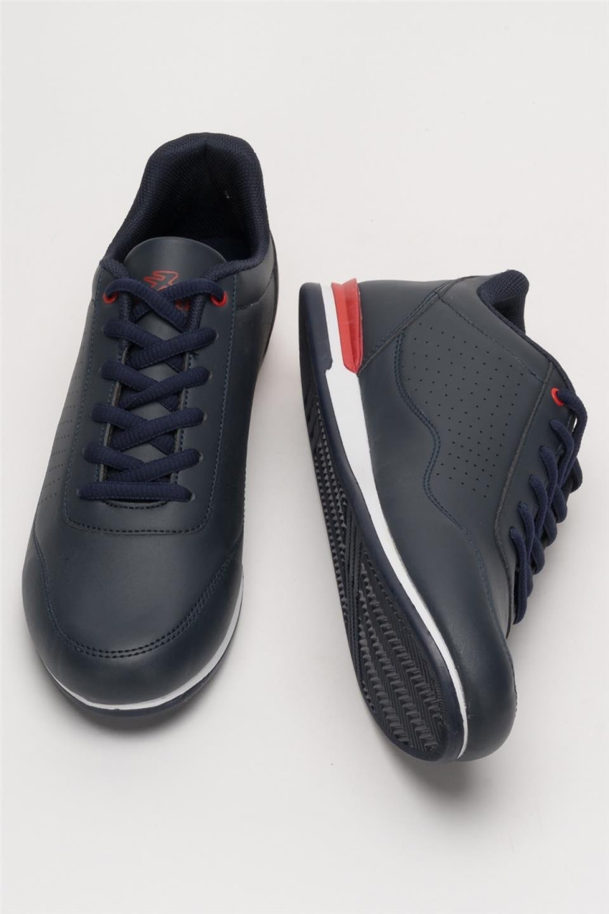 Erkek Siyah Günlük Ayakkabı LACİVERT - Görsel 8