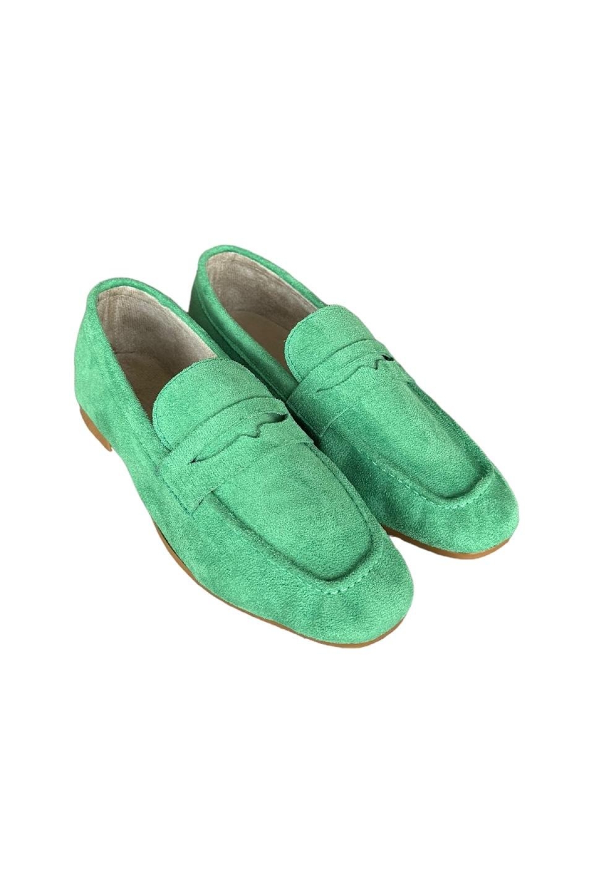 Kadın Süet Babet Yeşil - Görsel 3