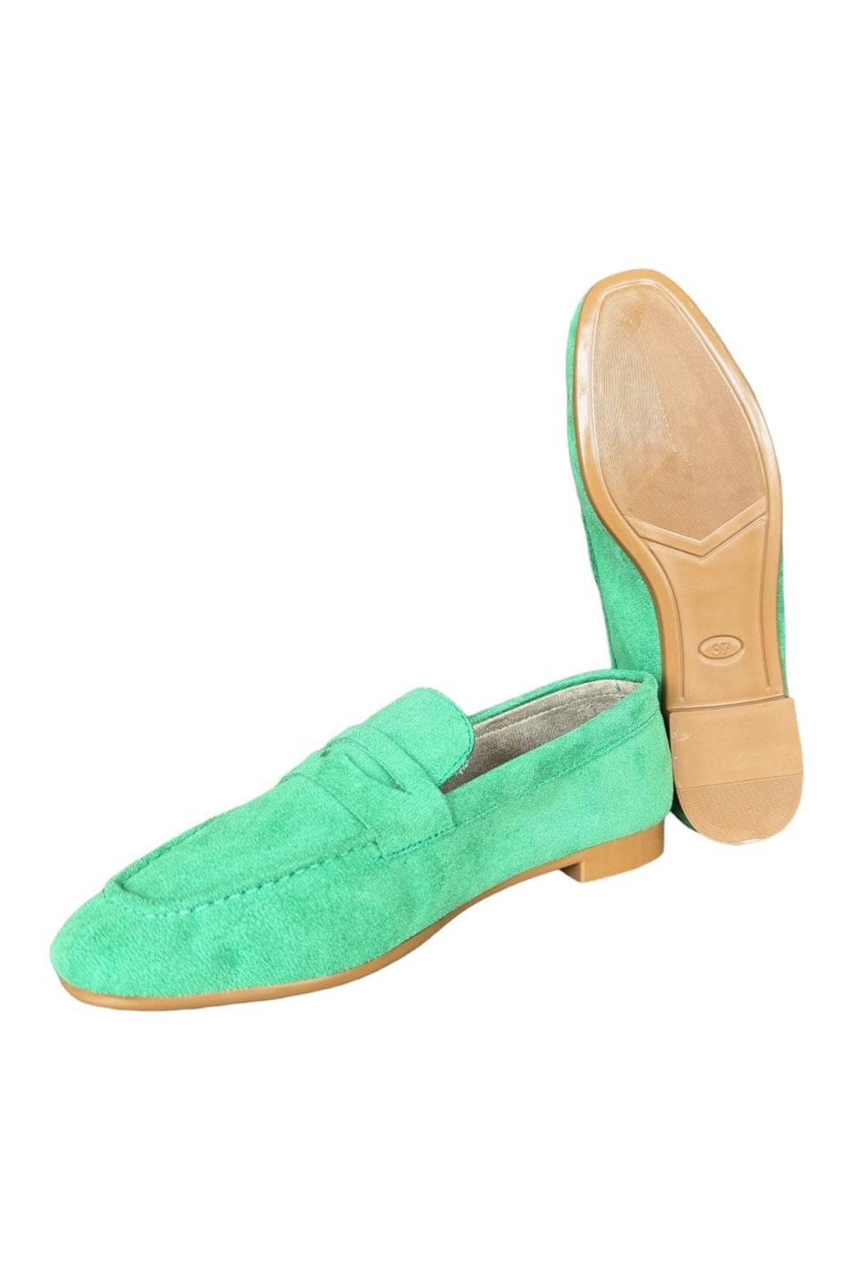 Kadın Süet Babet Yeşil - Görsel 6