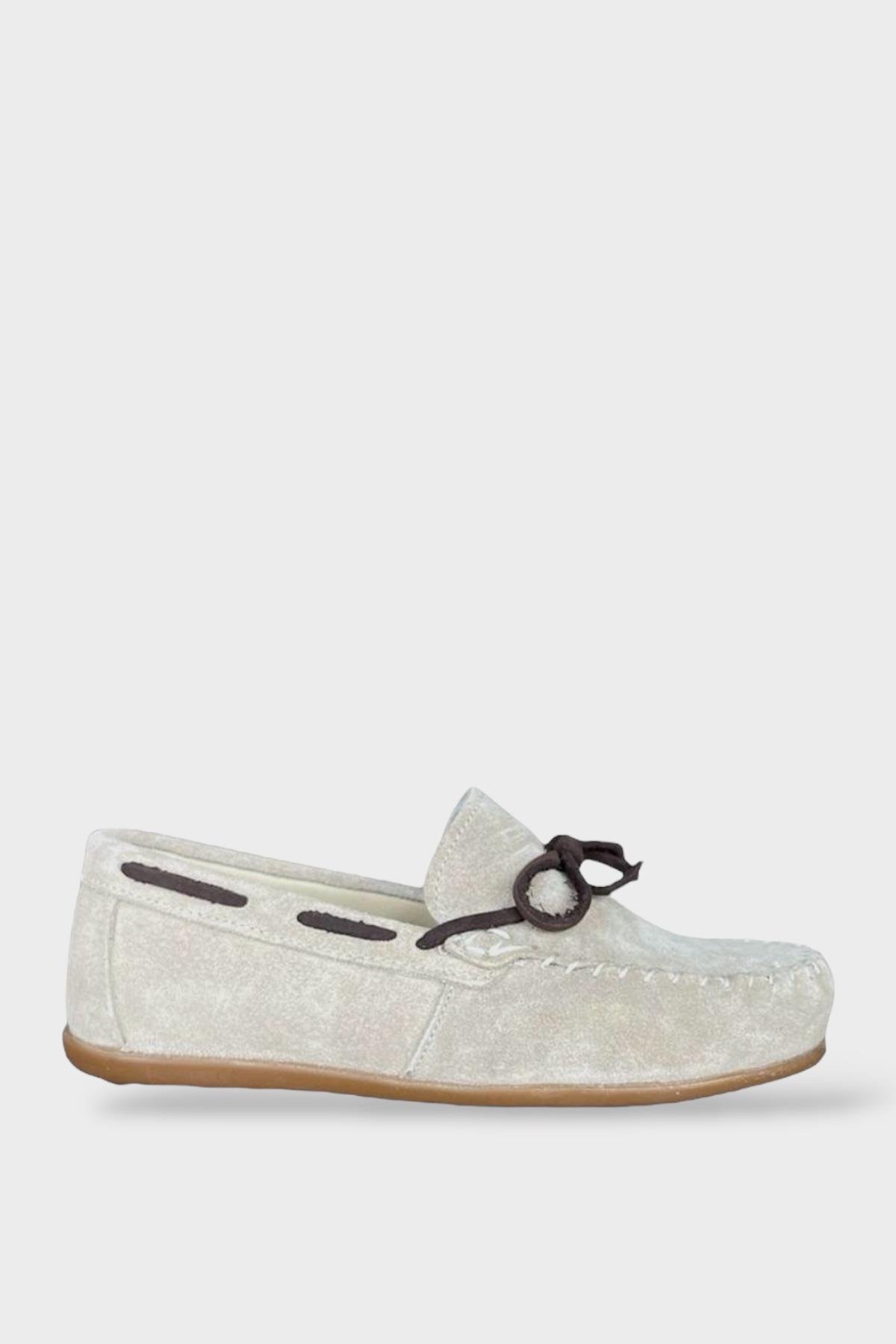 Hakiki Deri Süet Timberland Erkek Çocuk Ayakkabı KUM - Görsel 2