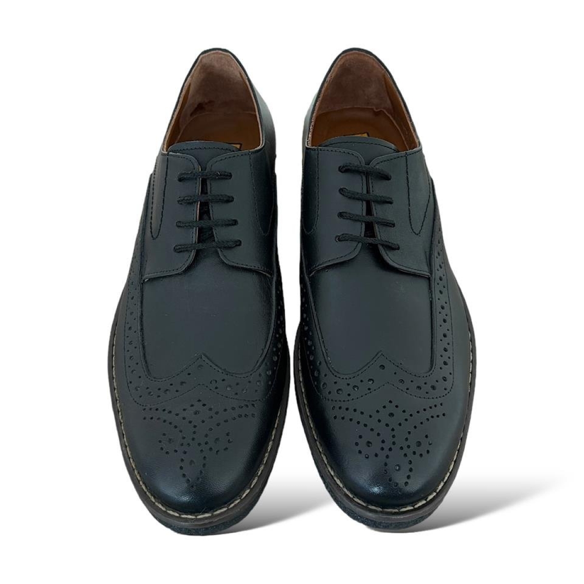 Erkek Casual Günlük Hakiki Deri Ayakkabı SİYAH - Görsel 8