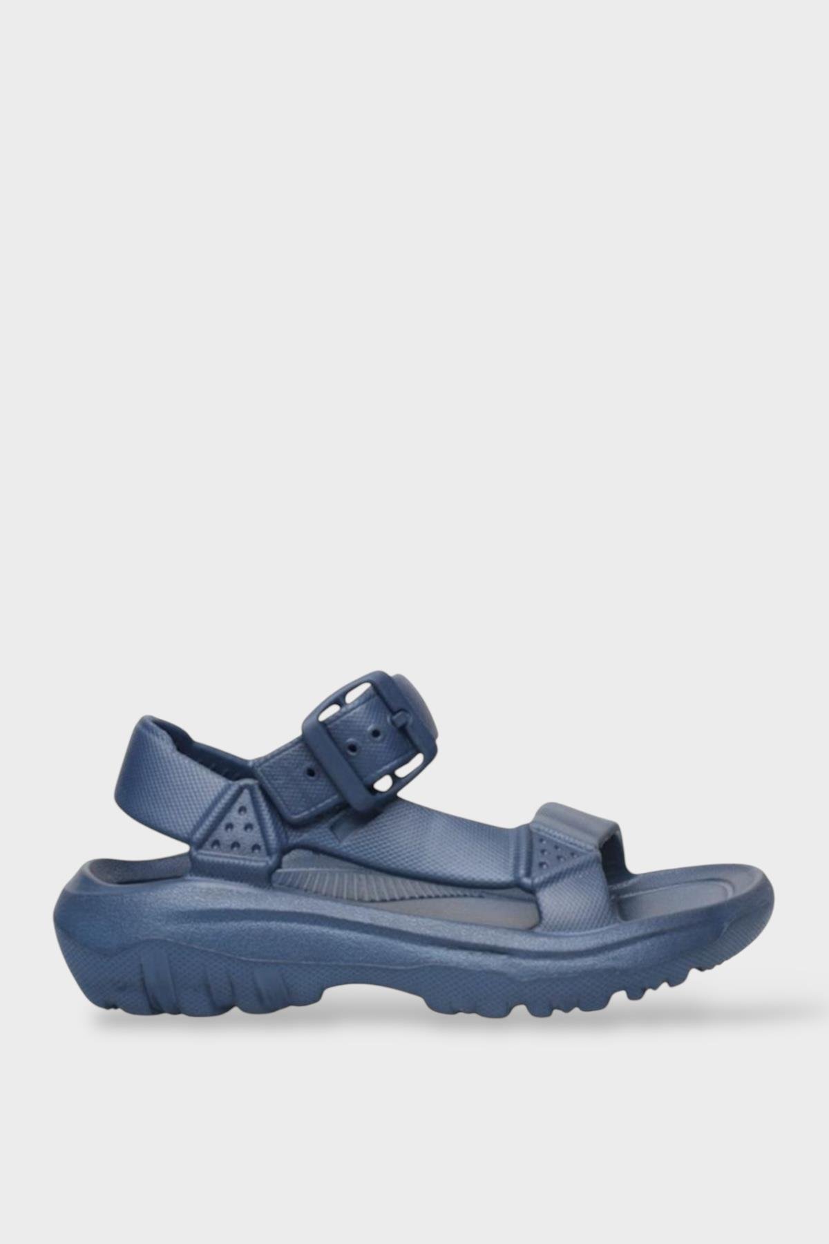 Kolay Giyilebilir Rahat Eva Çocuk Sandalet LACİVERT - Görsel 2