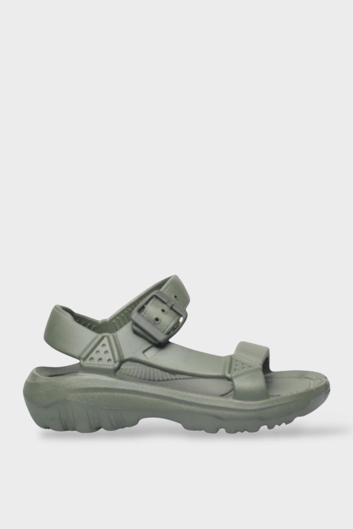 Kolay Giyilebilir Rahat Eva Çocuk Sandalet HAKİ - Görsel 2