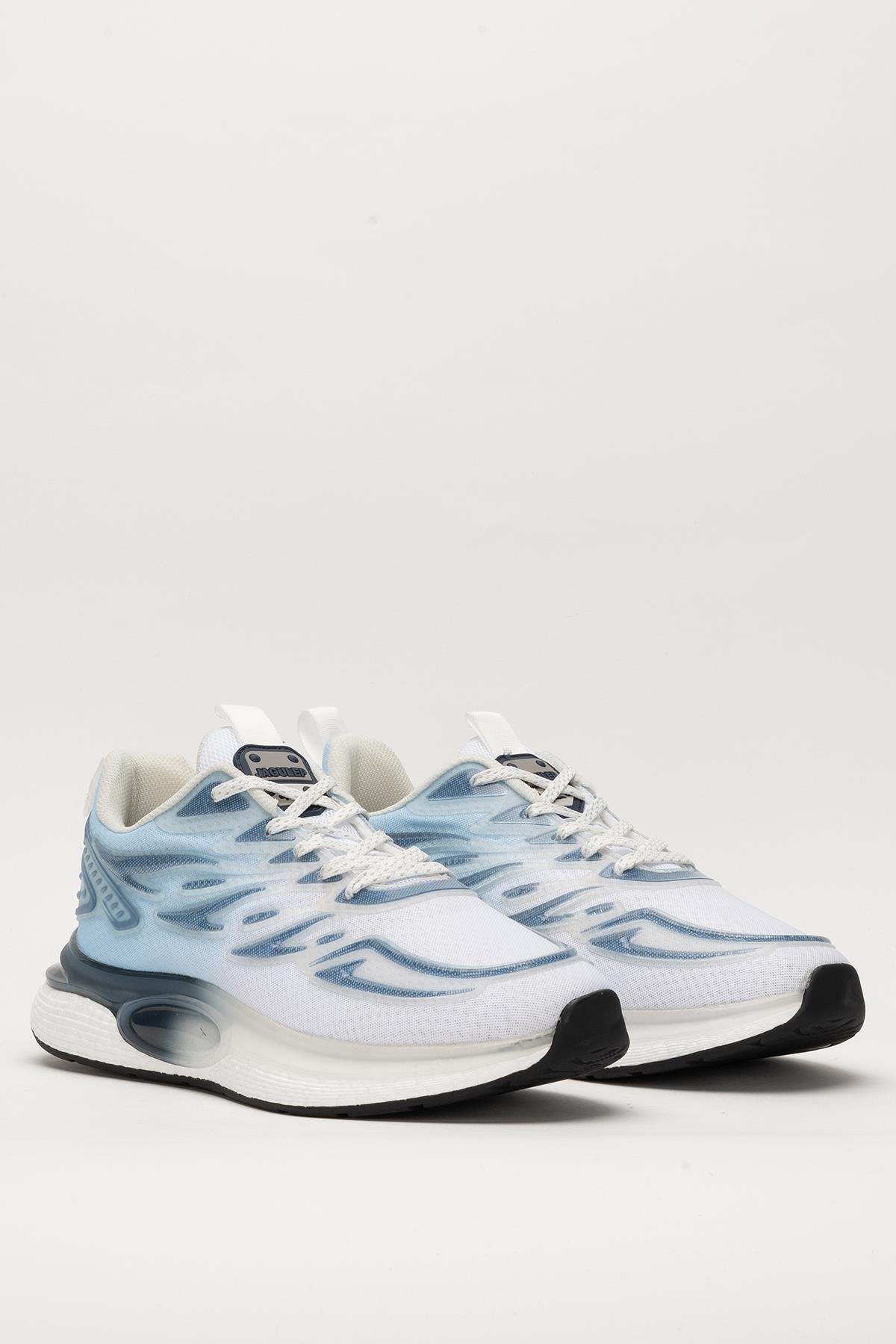 Erkek Günlük Koşu Yürüyüş Spor Ayakkabı MAVİ - BEYAZ - Görsel 4