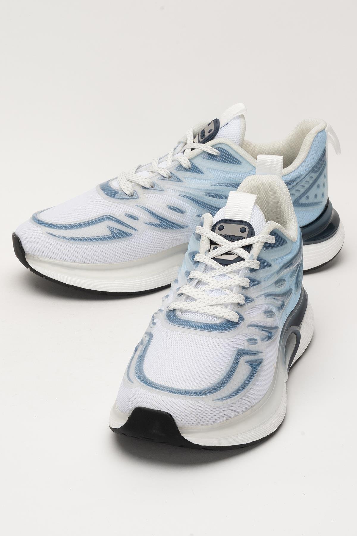 Erkek Günlük Koşu Yürüyüş Spor Ayakkabı MAVİ - BEYAZ - Görsel 6