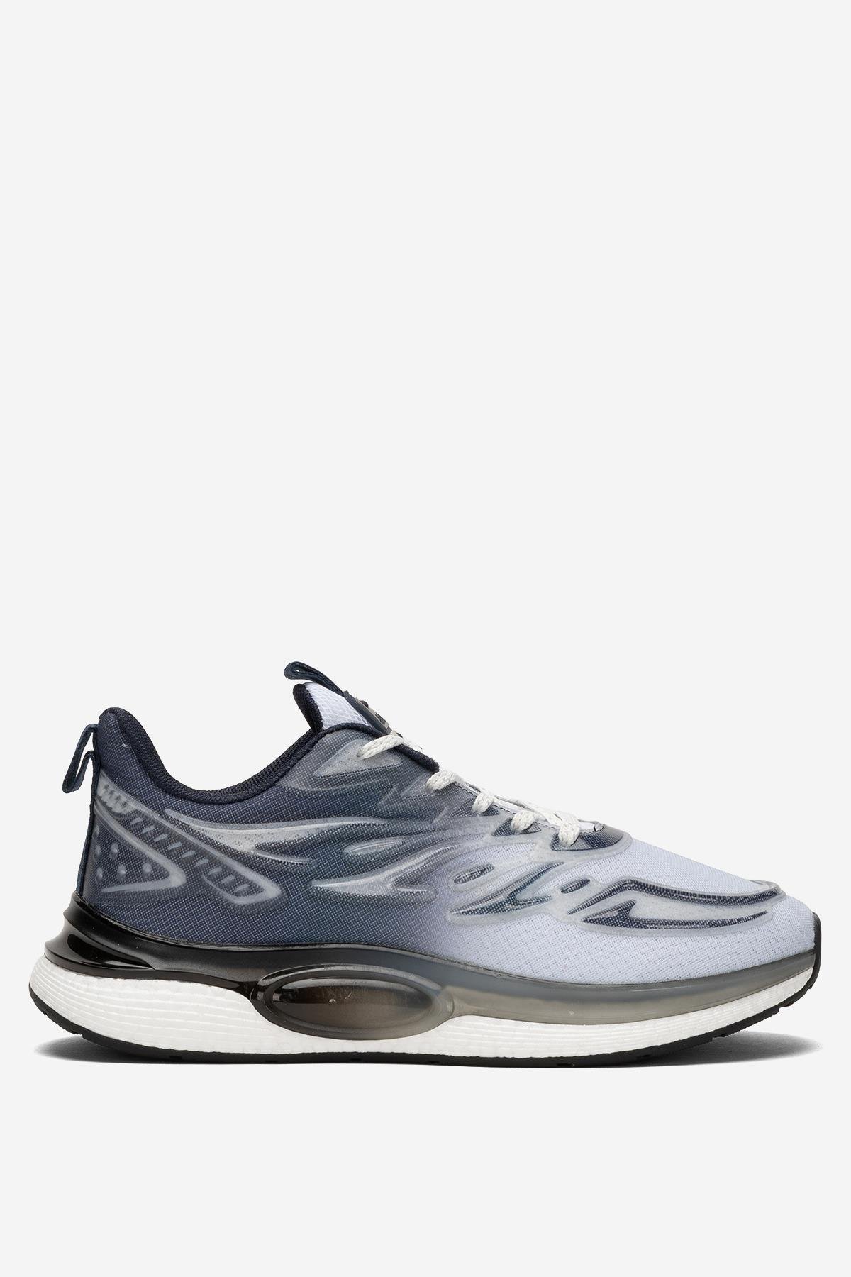 Erkek Günlük Koşu Yürüyüş Spor Ayakkabı LACİVERT - BEYAZ - Görsel 2