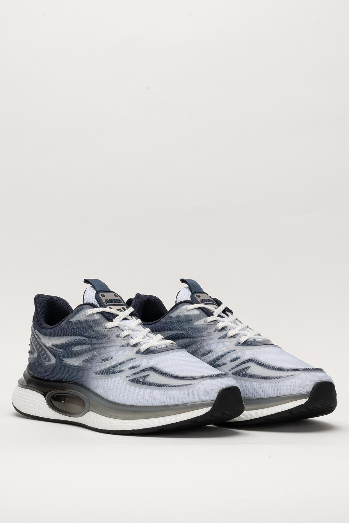 Erkek Günlük Koşu Yürüyüş Spor Ayakkabı LACİVERT - BEYAZ - Görsel 4