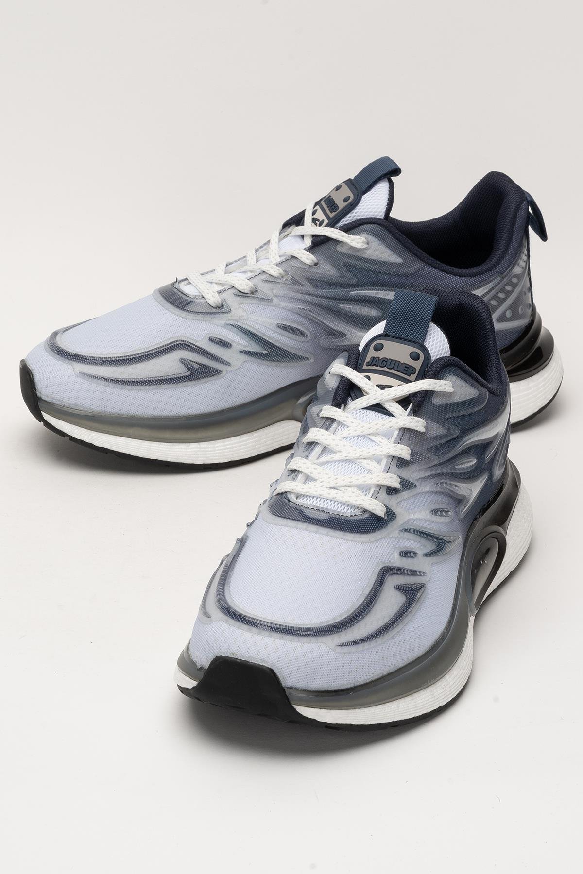 Erkek Günlük Koşu Yürüyüş Spor Ayakkabı LACİVERT - BEYAZ - Görsel 6