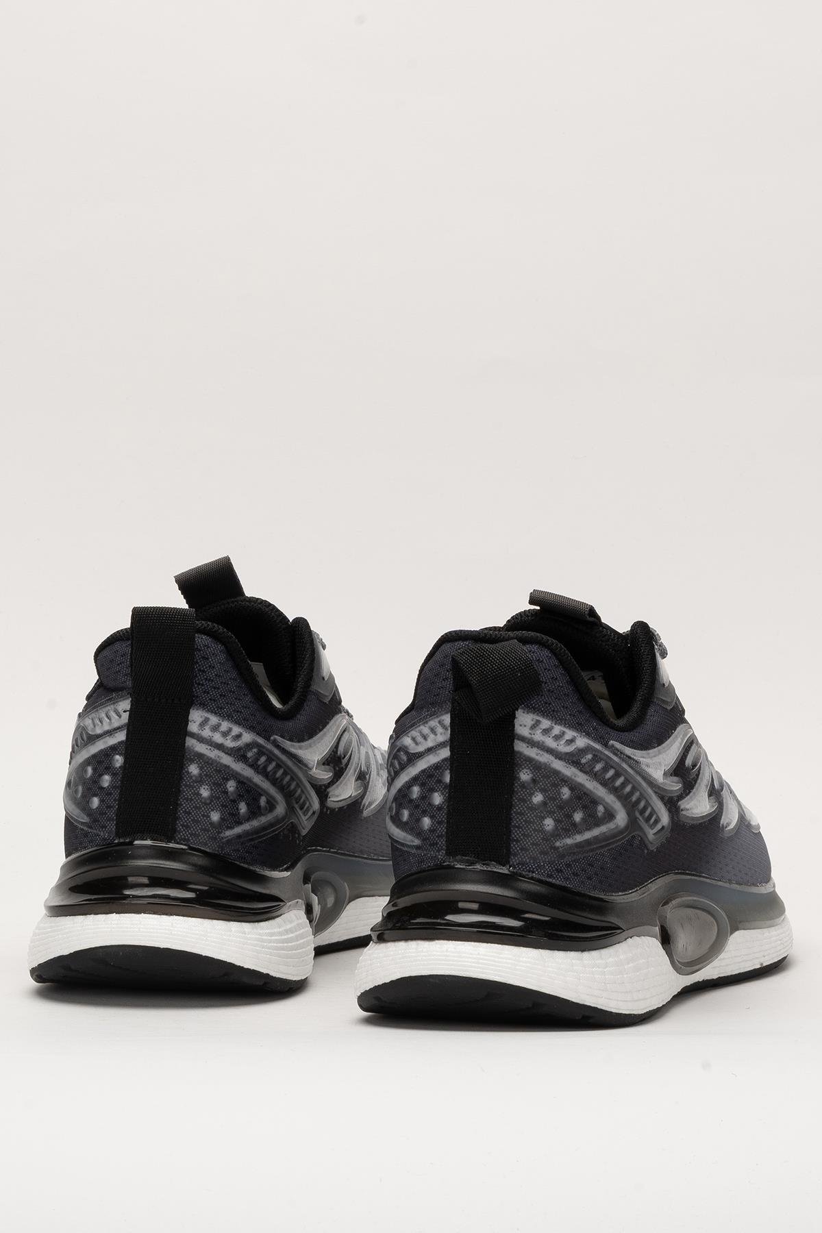 Erkek Günlük Koşu Yürüyüş Spor Ayakkabı SİYAH - FÜME - Görsel 5