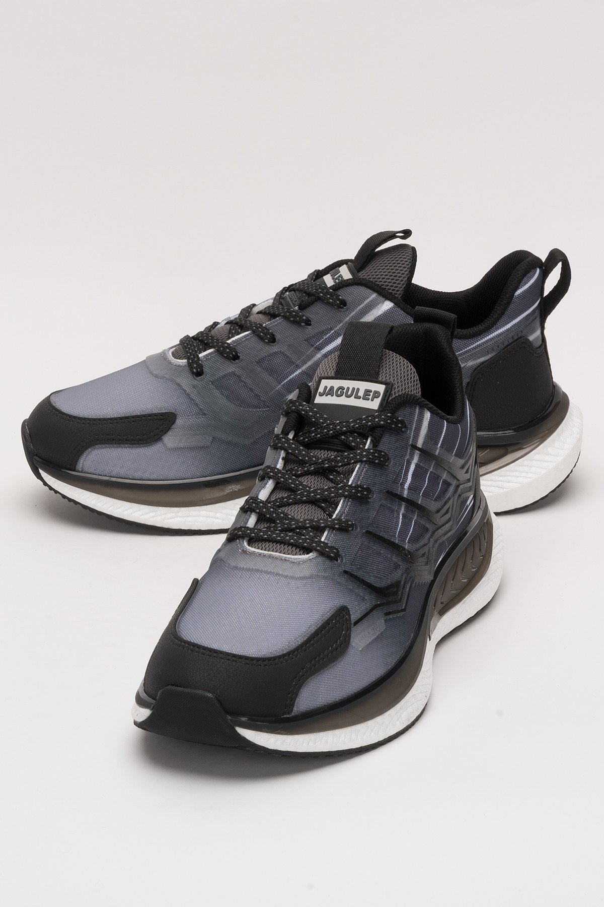 Erkek Günlük Koşu Yürüyüş Spor Ayakkabı SİYAH - BEYAZ - Görsel 6