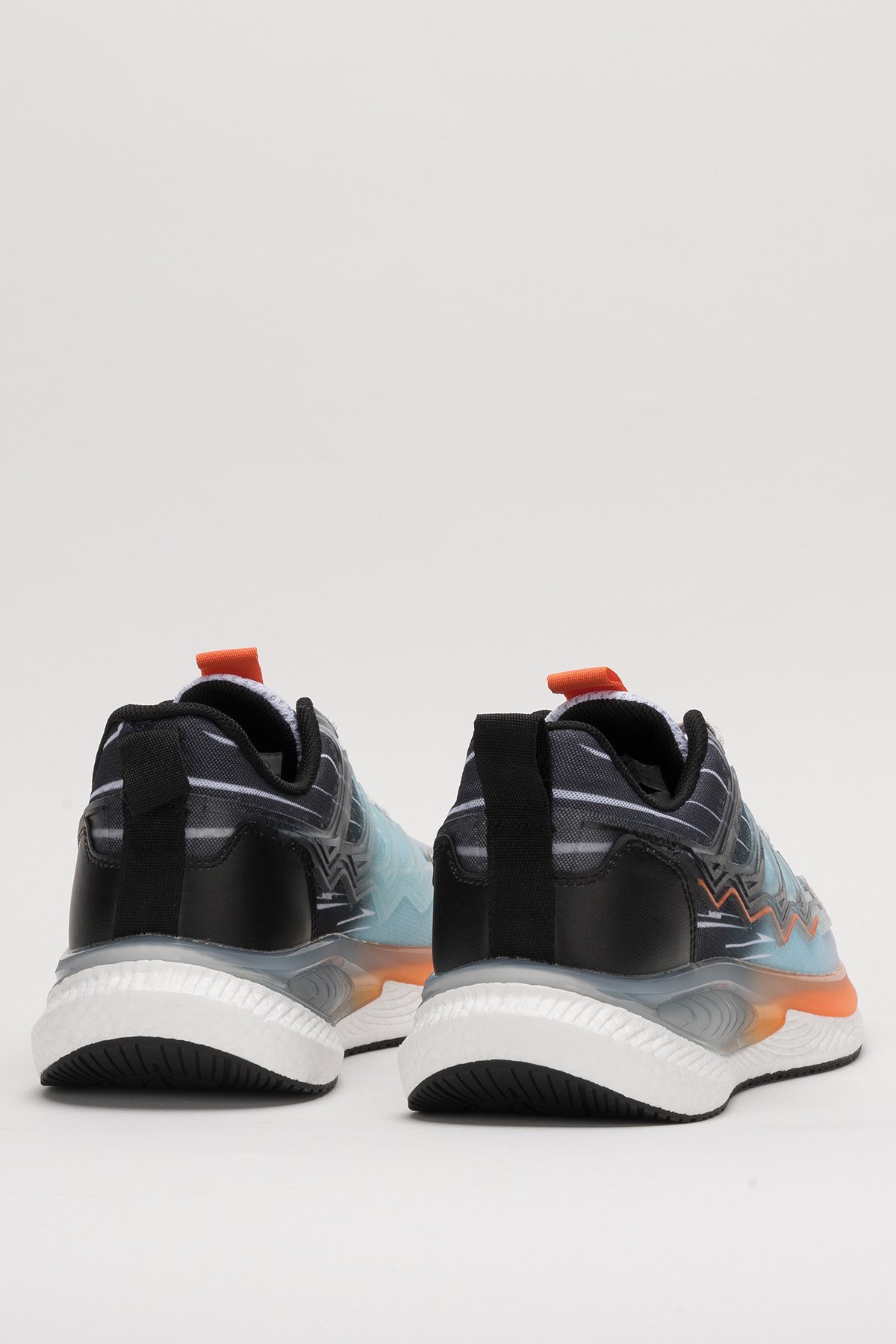 Erkek Günlük Koşu Yürüyüş Spor Ayakkabı SİYAH - TURUNCU - Görsel 5