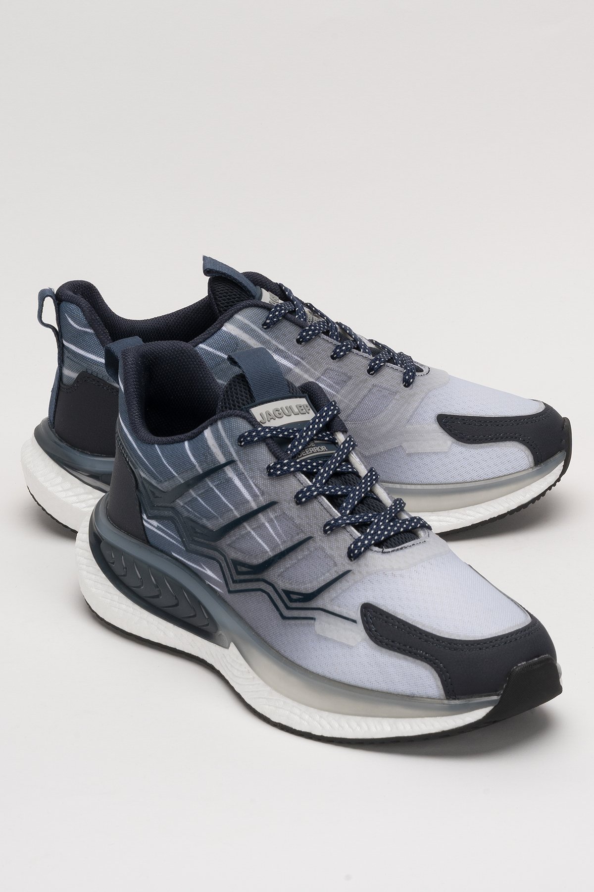 Erkek Günlük Koşu Yürüyüş Spor Ayakkabı LACİVERT - BEYAZ - Görsel 3