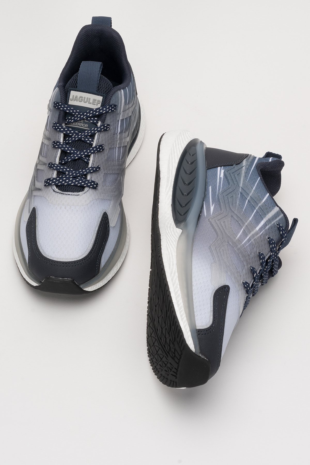 Erkek Günlük Koşu Yürüyüş Spor Ayakkabı LACİVERT - BEYAZ - Görsel 8