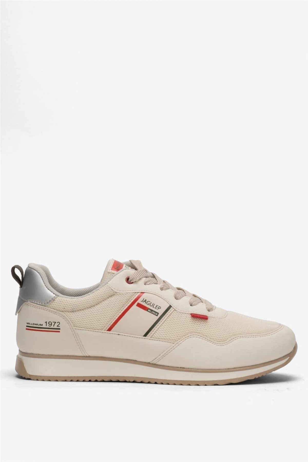 Erkek Günlük Sneaker Spor Ayakkabı KREM - Görsel 2