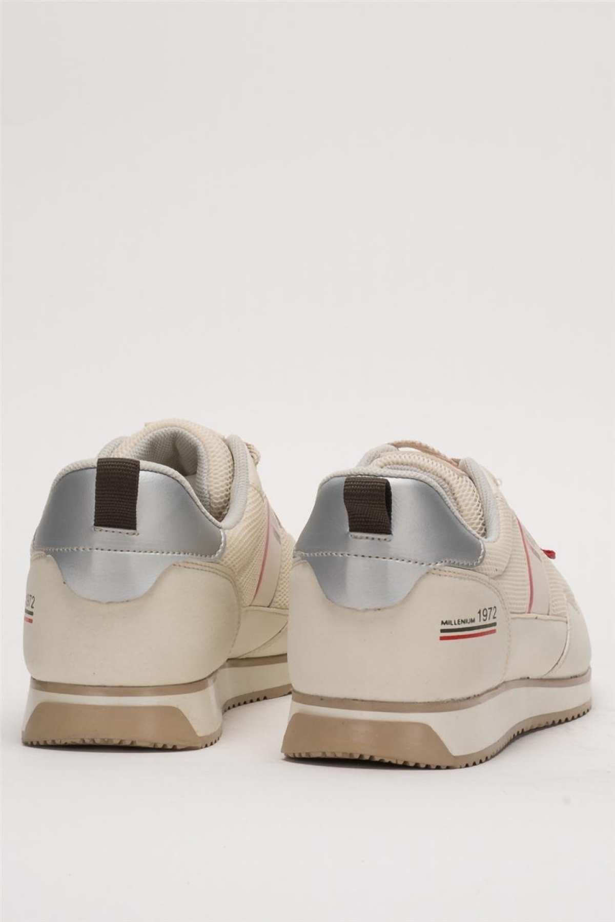 Erkek Günlük Sneaker Spor Ayakkabı KREM - Görsel 5