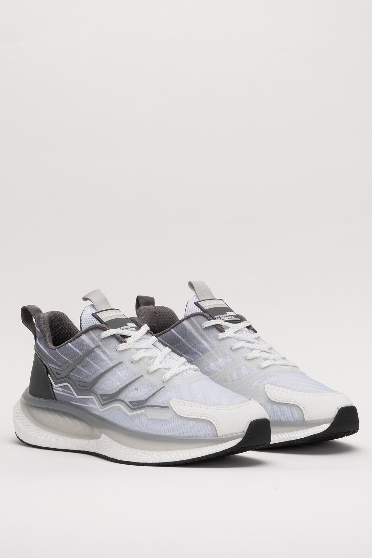 Erkek Günlük Koşu Yürüyüş Spor Ayakkabı GRİ - BEYAZ - Görsel 4