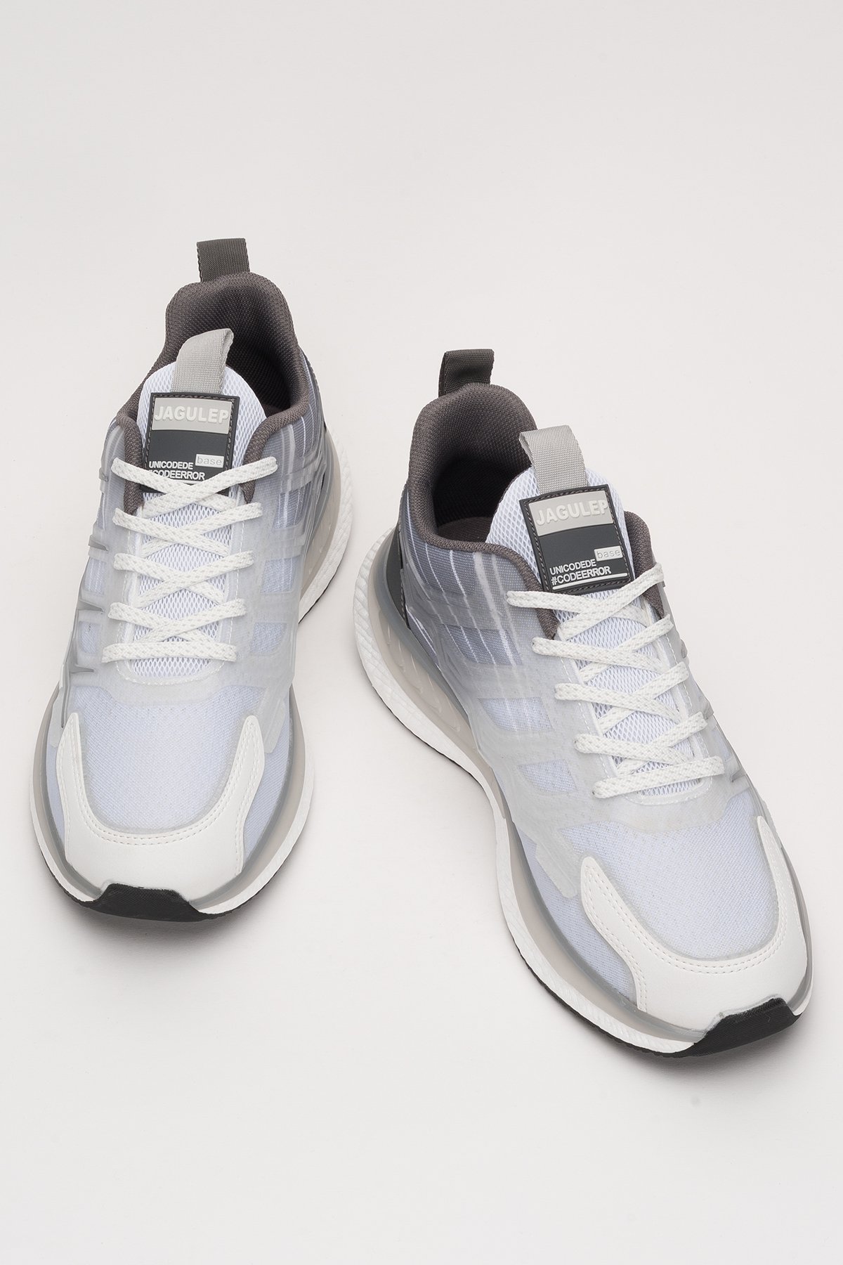 Erkek Günlük Koşu Yürüyüş Spor Ayakkabı GRİ - BEYAZ - Görsel 7