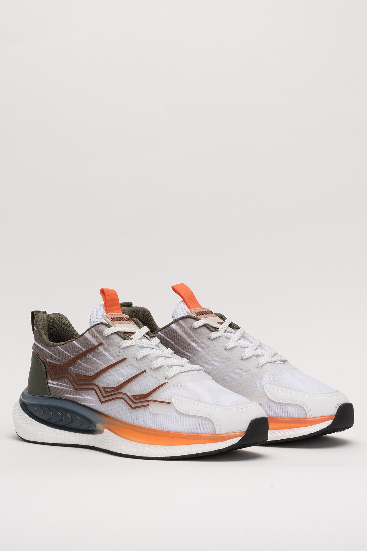 Erkek Günlük Koşu Yürüyüş Spor Ayakkabı HAKİ - BEYAZ - Görsel 4