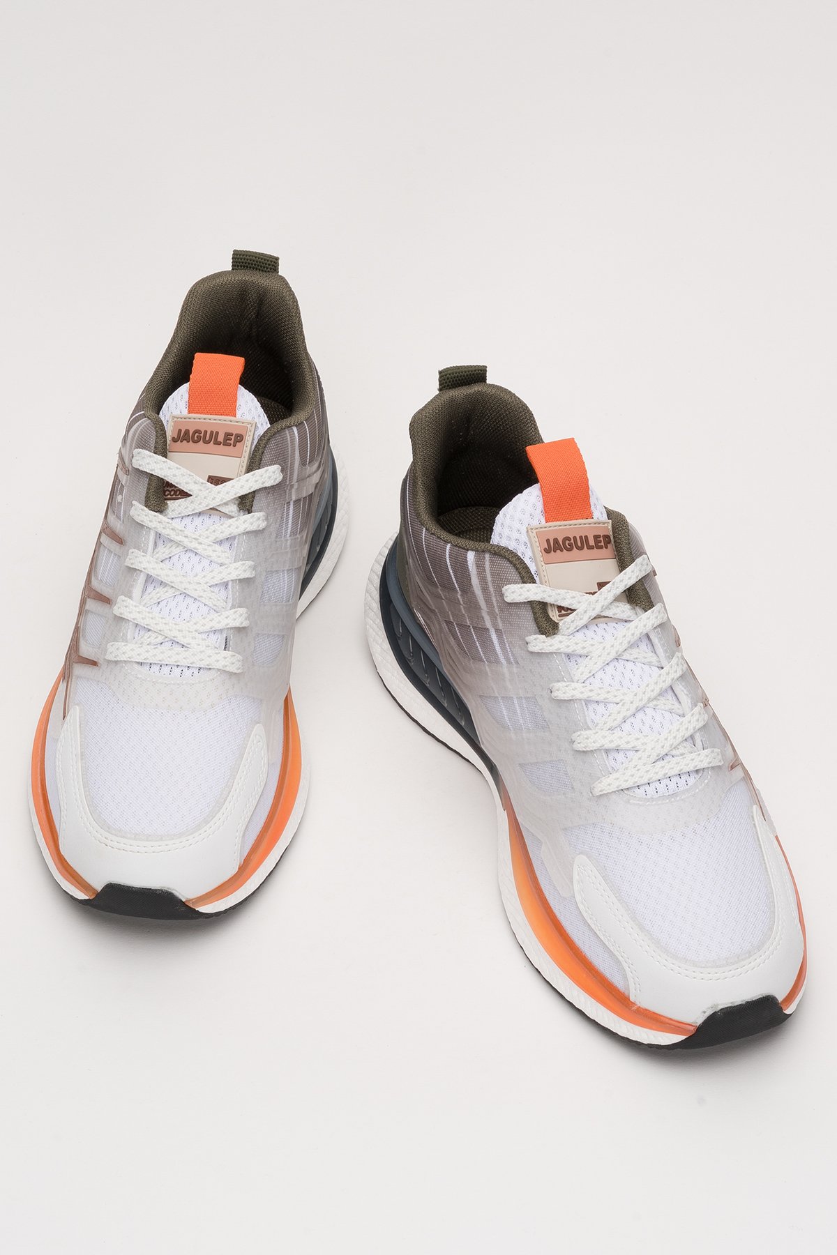 Erkek Günlük Koşu Yürüyüş Spor Ayakkabı HAKİ - BEYAZ - Görsel 7