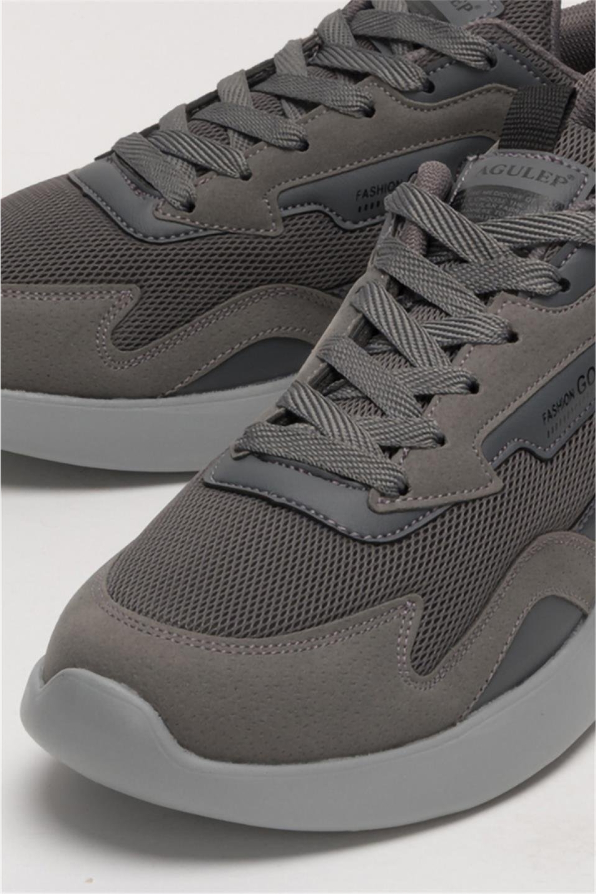 Erkek Günlük Rahat Yürüyüş Spor Ayakkabı FÜME - SİYAH - Görsel 6