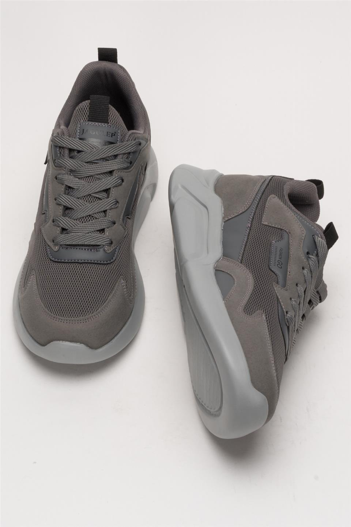 Erkek Günlük Rahat Yürüyüş Spor Ayakkabı FÜME - SİYAH - Görsel 8