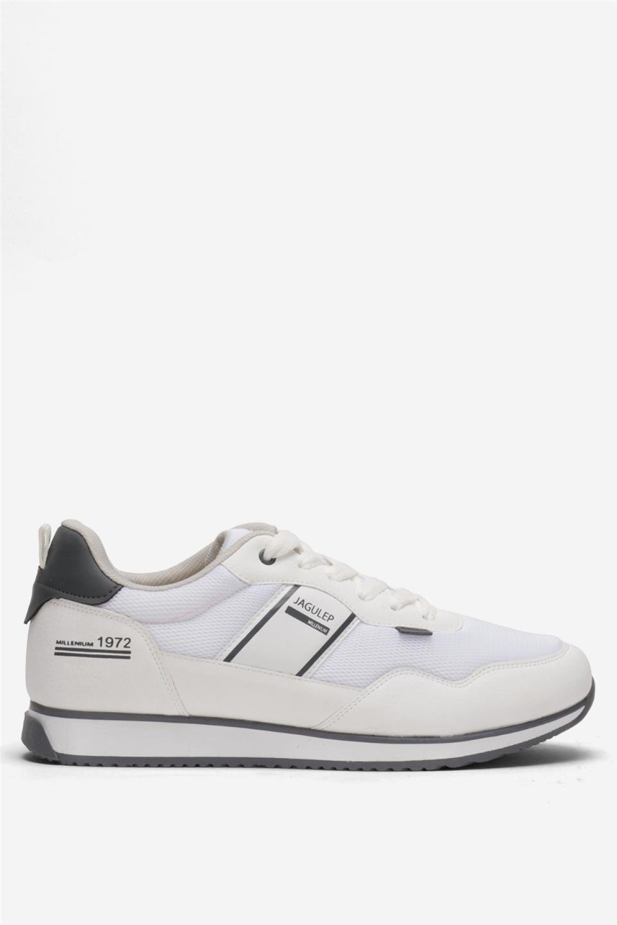 Erkek Günlük Sneaker Spor Ayakkabı BEYAZ - FÜME - Görsel 2