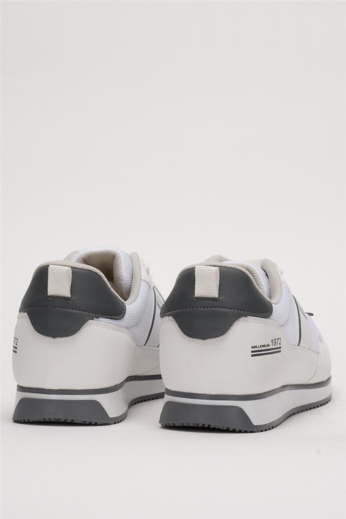 Erkek Günlük Sneaker Spor Ayakkabı BEYAZ - FÜME - Görsel 5