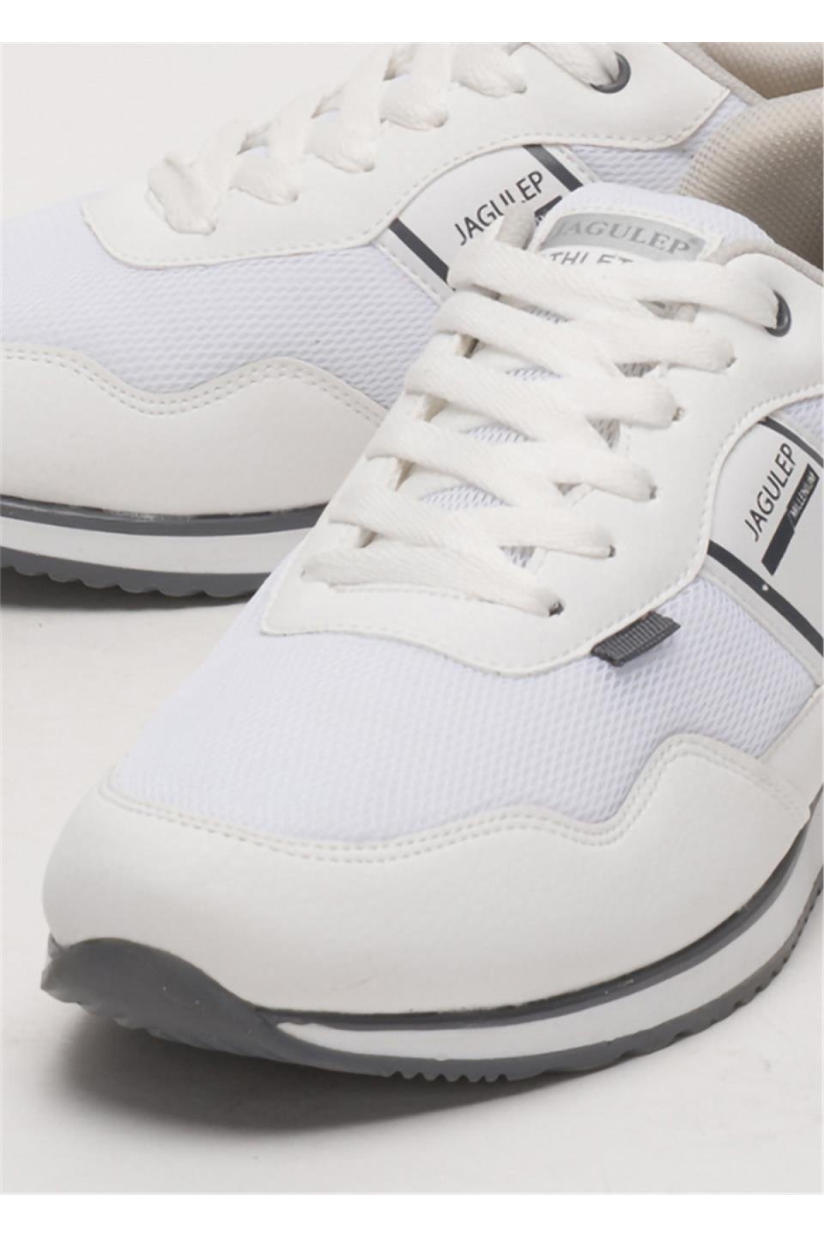 Erkek Günlük Sneaker Spor Ayakkabı BEYAZ - FÜME - Görsel 6