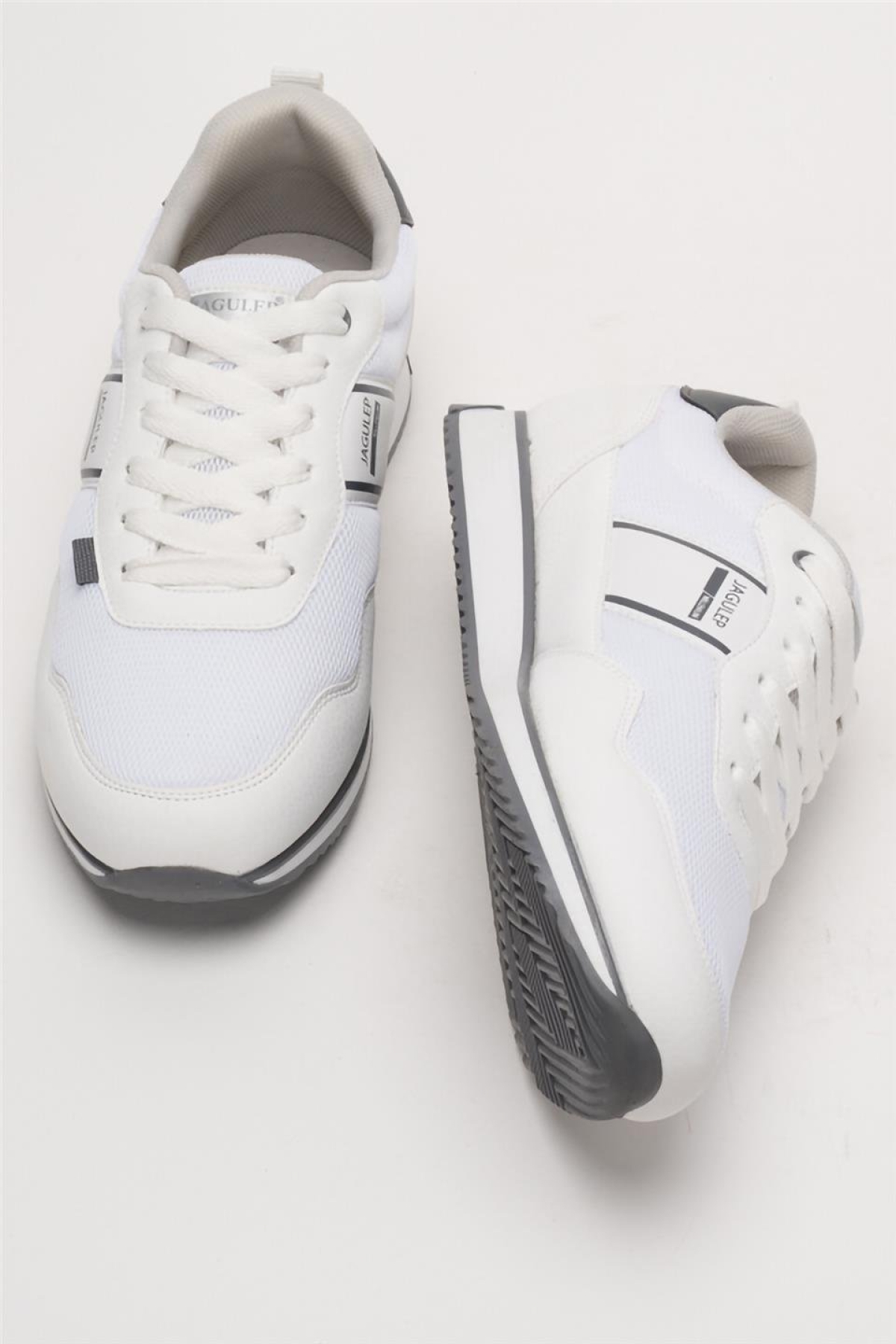 Erkek Günlük Sneaker Spor Ayakkabı BEYAZ - FÜME - Görsel 8