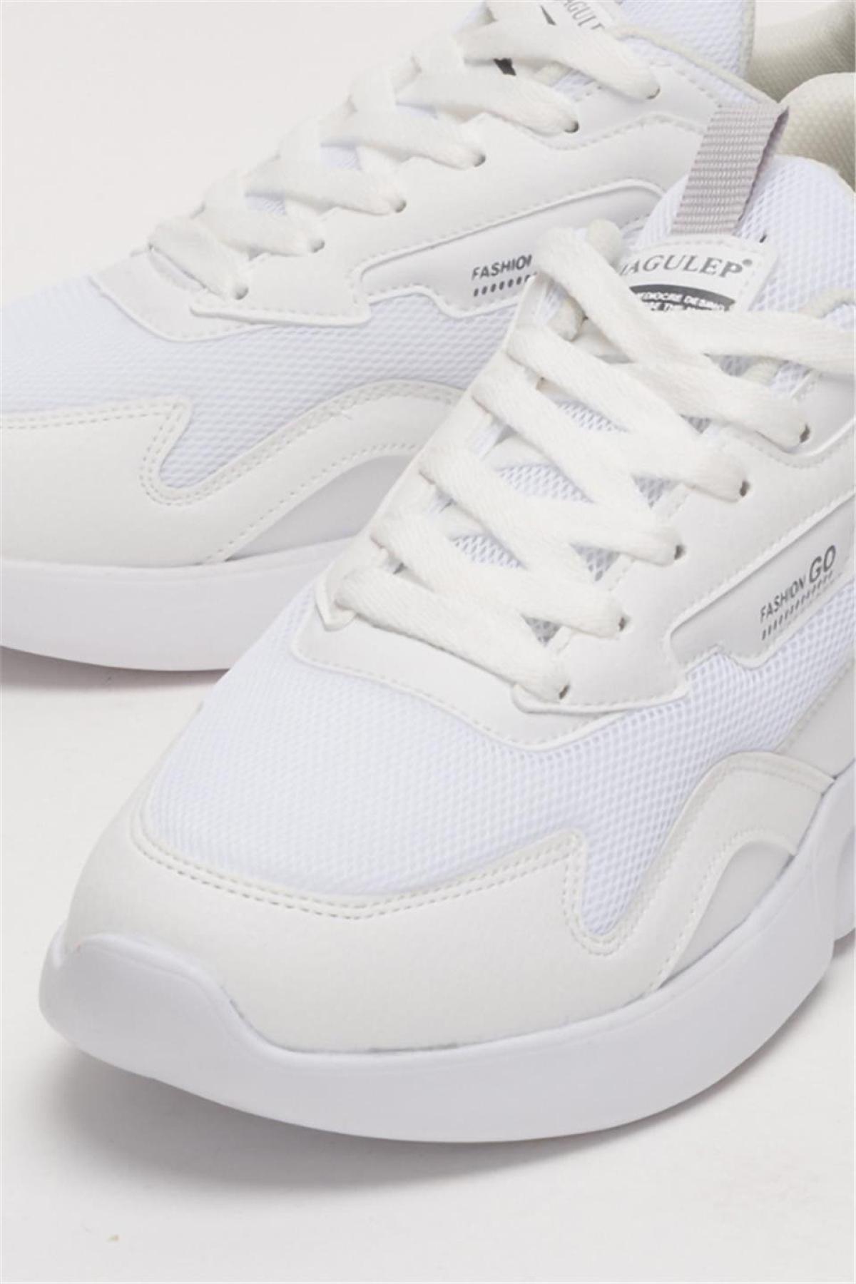 Erkek Günlük Rahat Yürüyüş Spor Ayakkabı BEYAZ - BUZ - Görsel 6