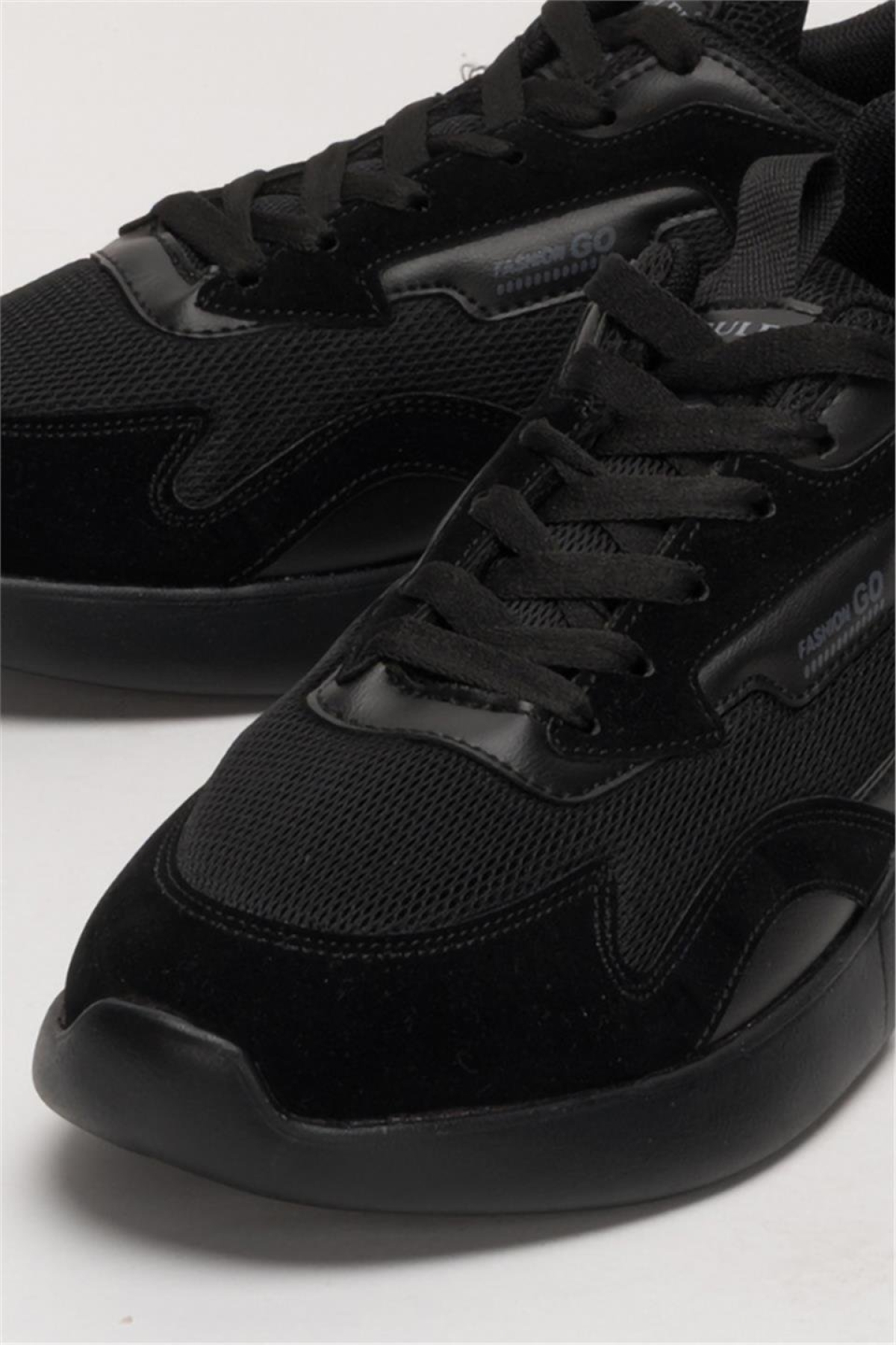 Erkek Günlük Rahat Yürüyüş Spor Ayakkabı SİYAH - FÜME - Görsel 6