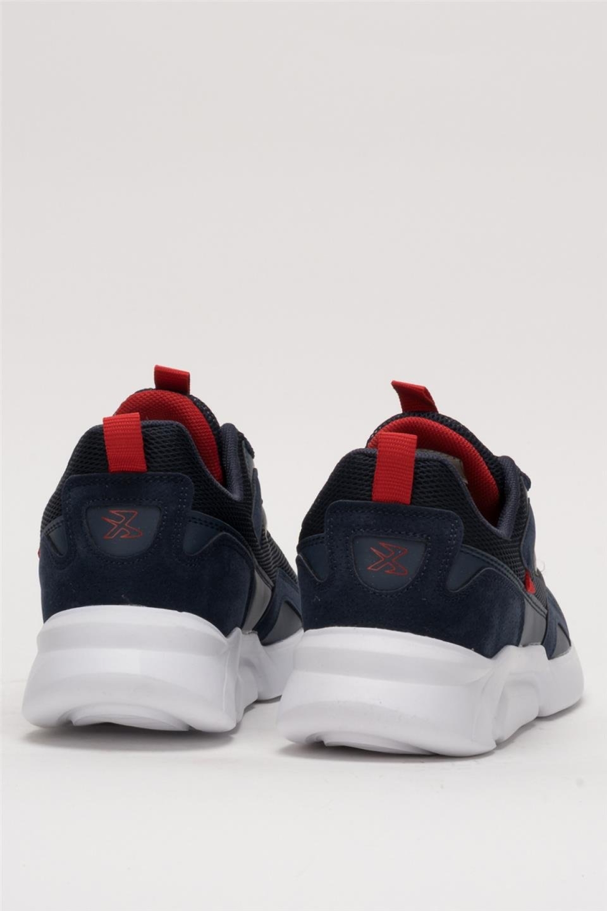 Erkek Günlük Rahat Yürüyüş Spor Ayakkabı LACİVERT - KIRMIZI - Görsel 5