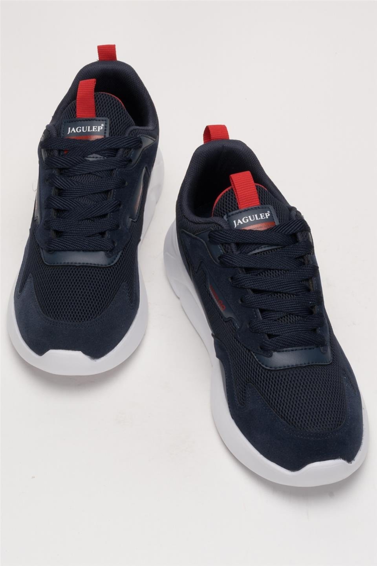 Erkek Günlük Rahat Yürüyüş Spor Ayakkabı LACİVERT - KIRMIZI - Görsel 7
