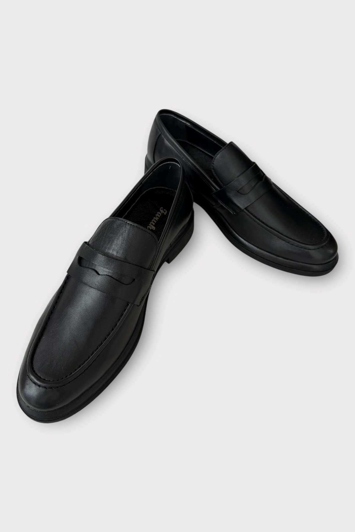 Erkek Hakiki Deri Ayakkabı SİYAH - Görsel 4