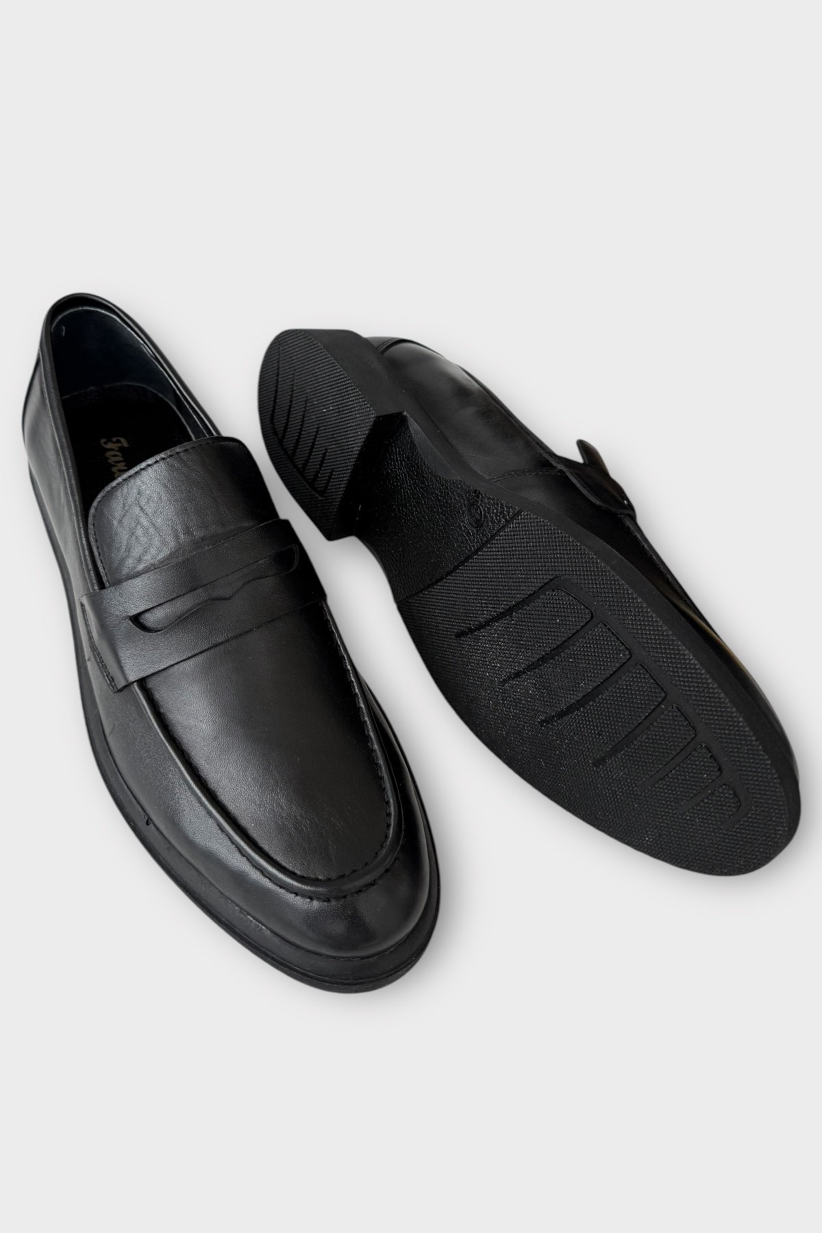 Erkek Hakiki Deri Ayakkabı SİYAH - Görsel 5