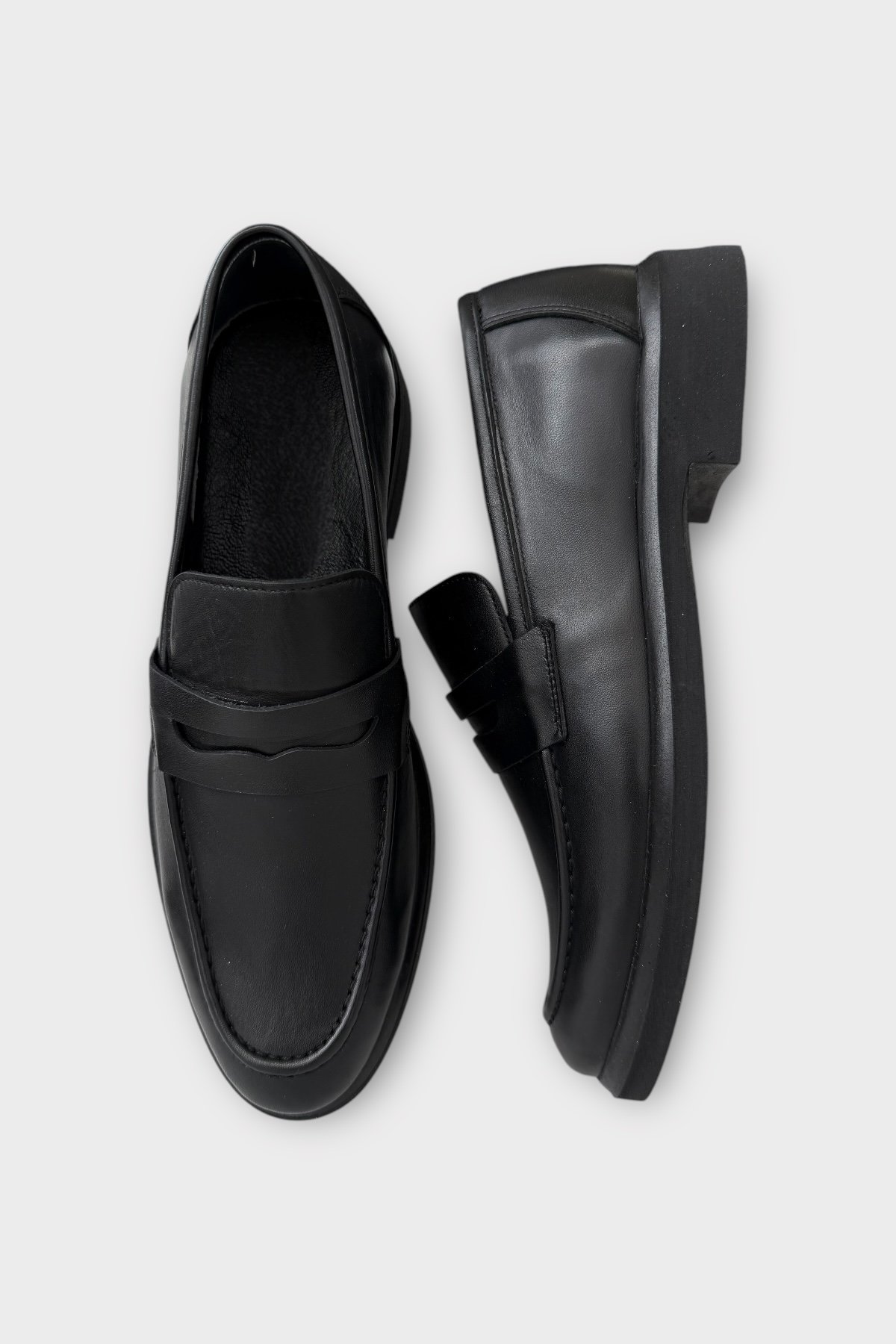 Erkek Hakiki Deri Ayakkabı SİYAH - Görsel 7