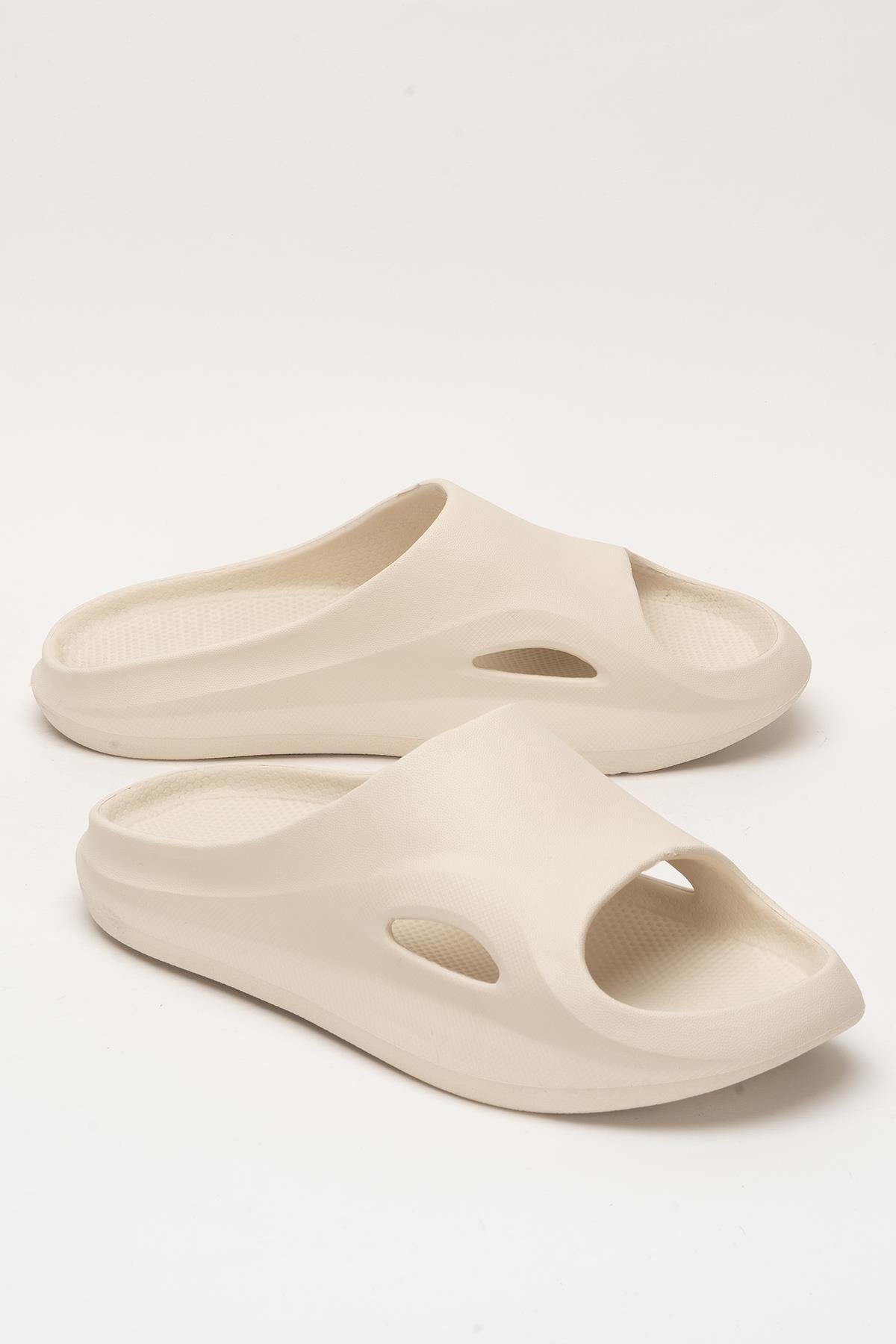 Erkek Eva Rahat Comfort Plaj Yazlık GünlükTerlik BEJ - Görsel 3