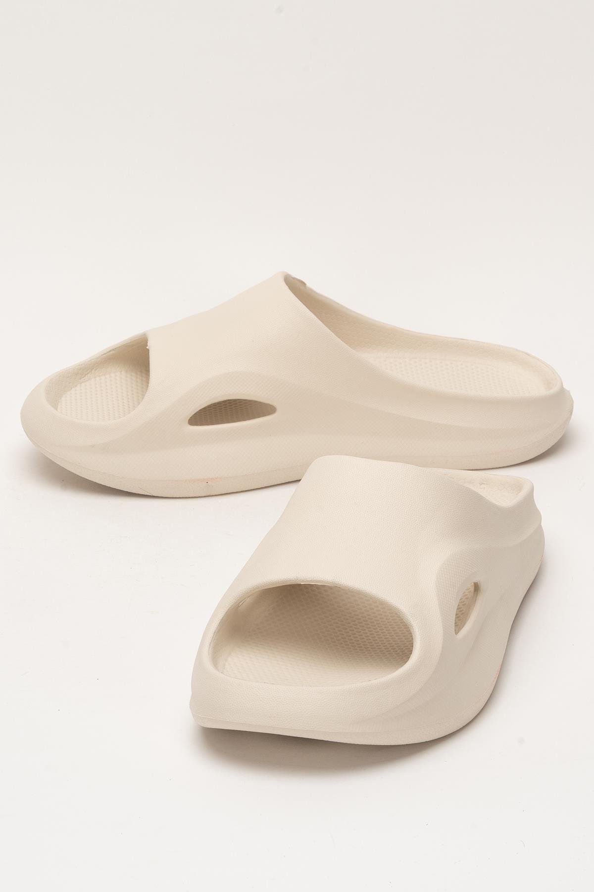 Erkek Eva Rahat Comfort Plaj Yazlık GünlükTerlik BEJ - Görsel 6