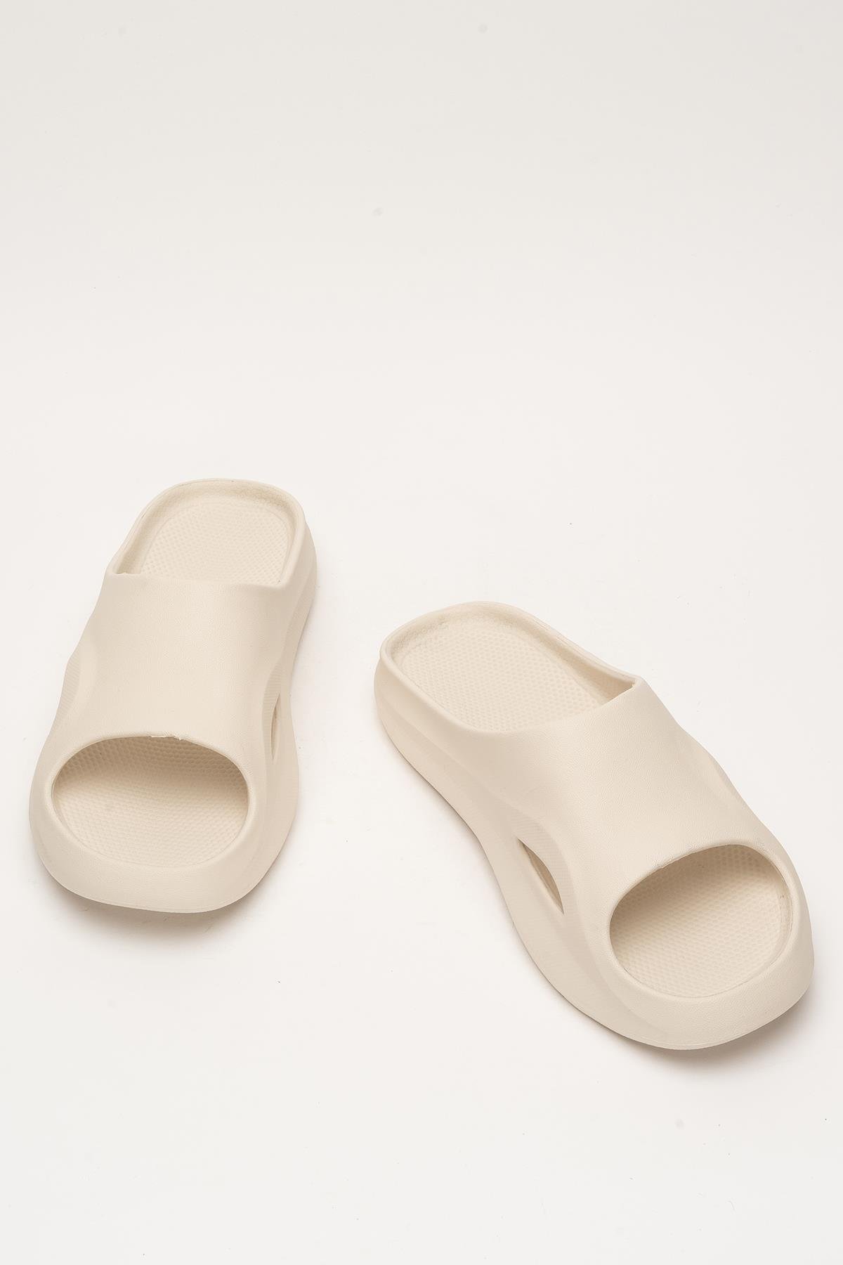 Erkek Eva Rahat Comfort Plaj Yazlık GünlükTerlik BEJ - Görsel 7