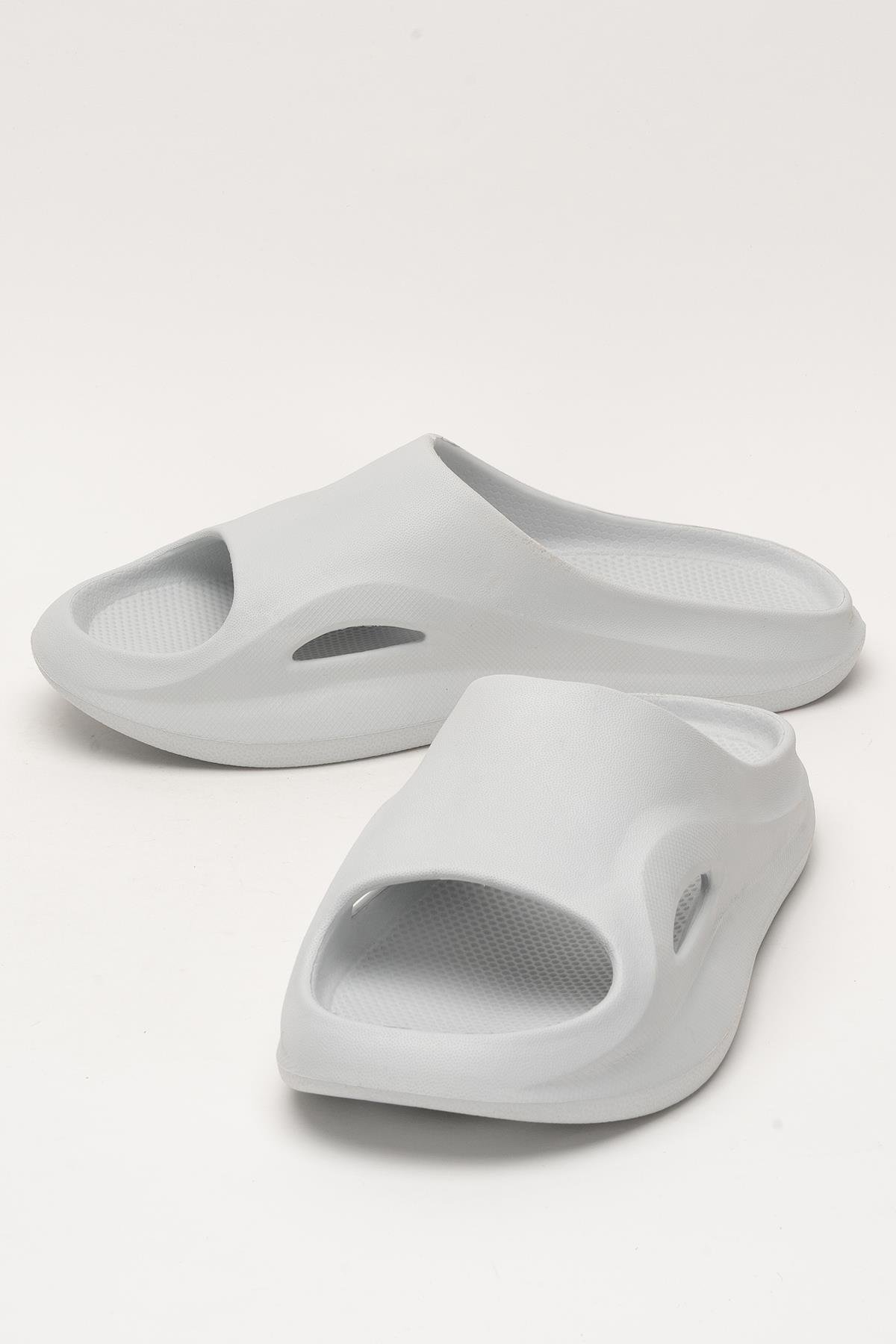 Erkek Eva Rahat Comfort Plaj Yazlık GünlükTerlik GRI - Görsel 6