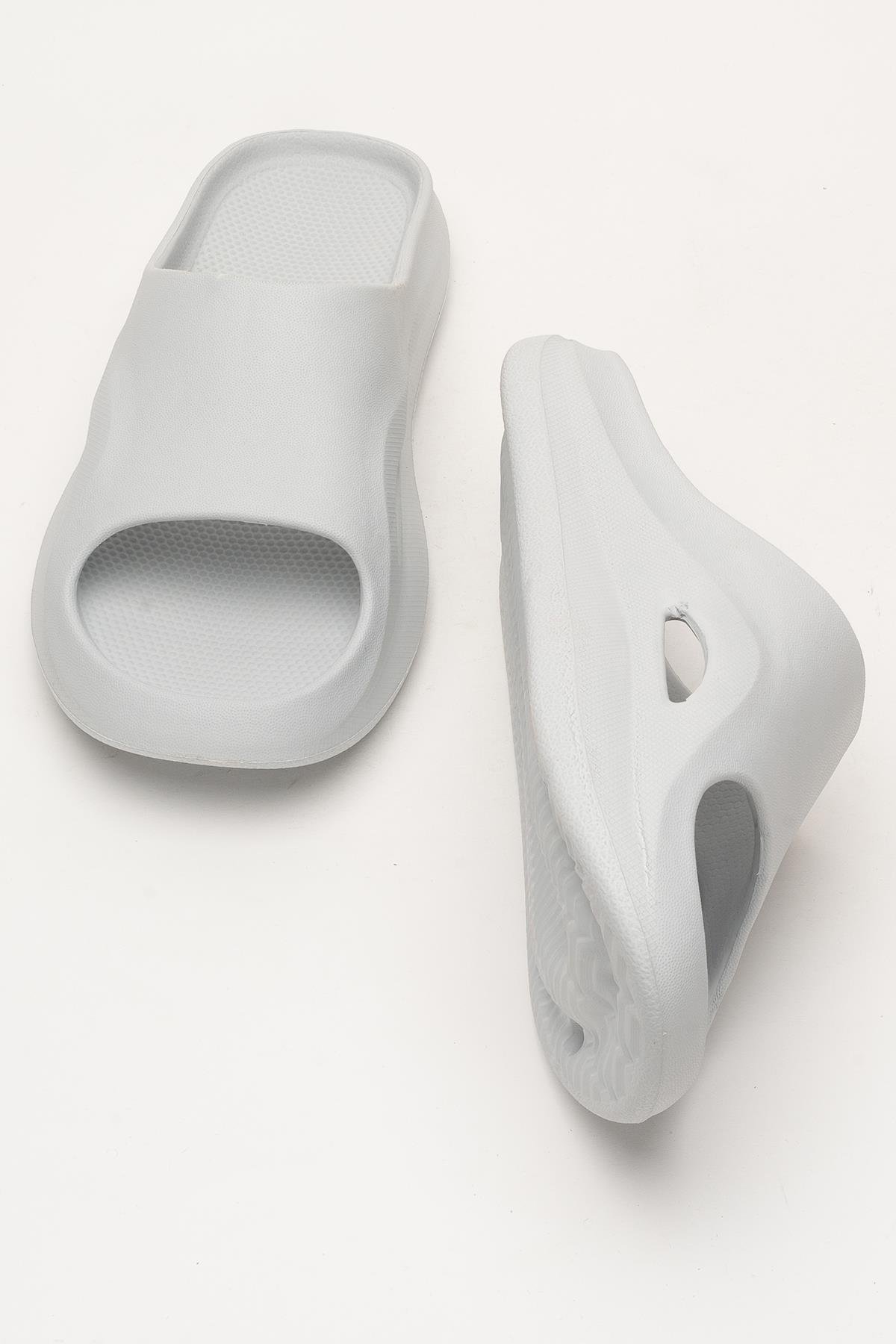 Erkek Eva Rahat Comfort Plaj Yazlık GünlükTerlik GRI - Görsel 8