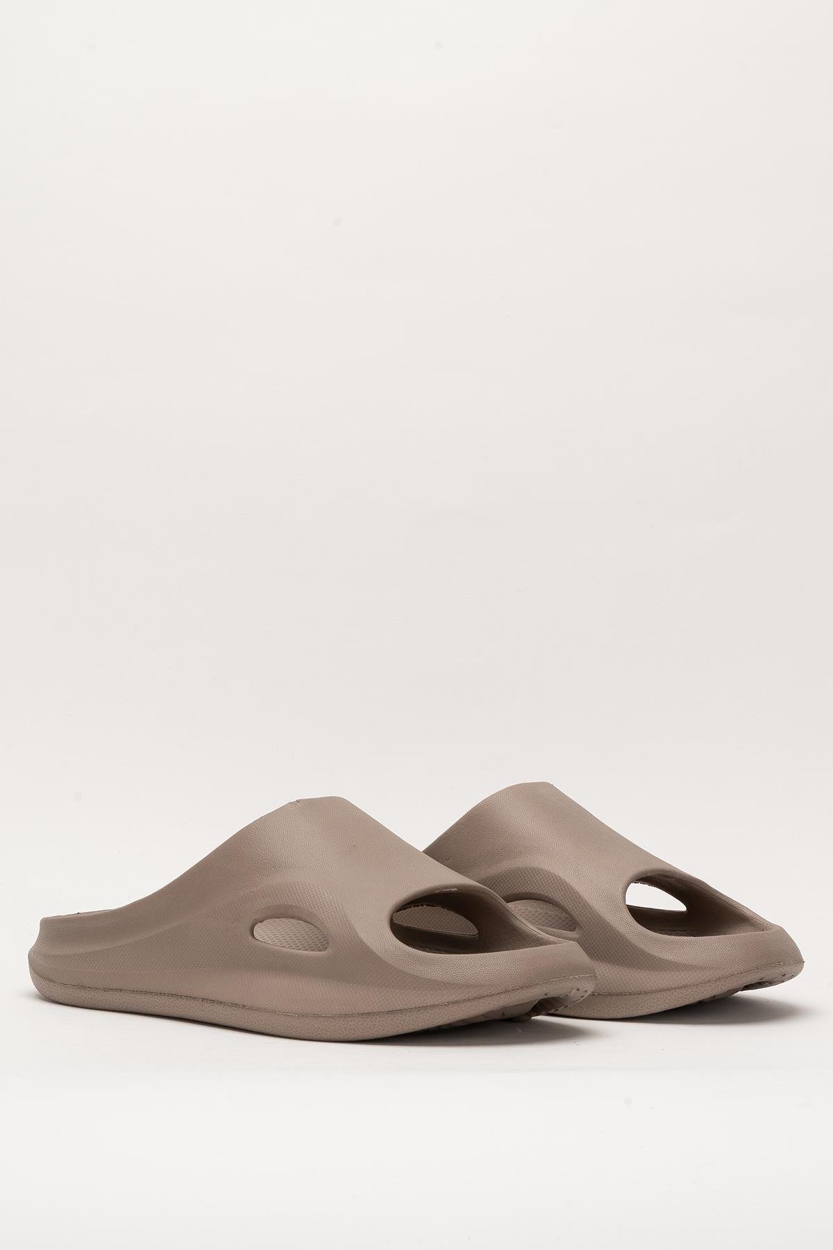 Erkek Eva Rahat Comfort Plaj Yazlık GünlükTerlik KAHVERENGİ - Görsel 4