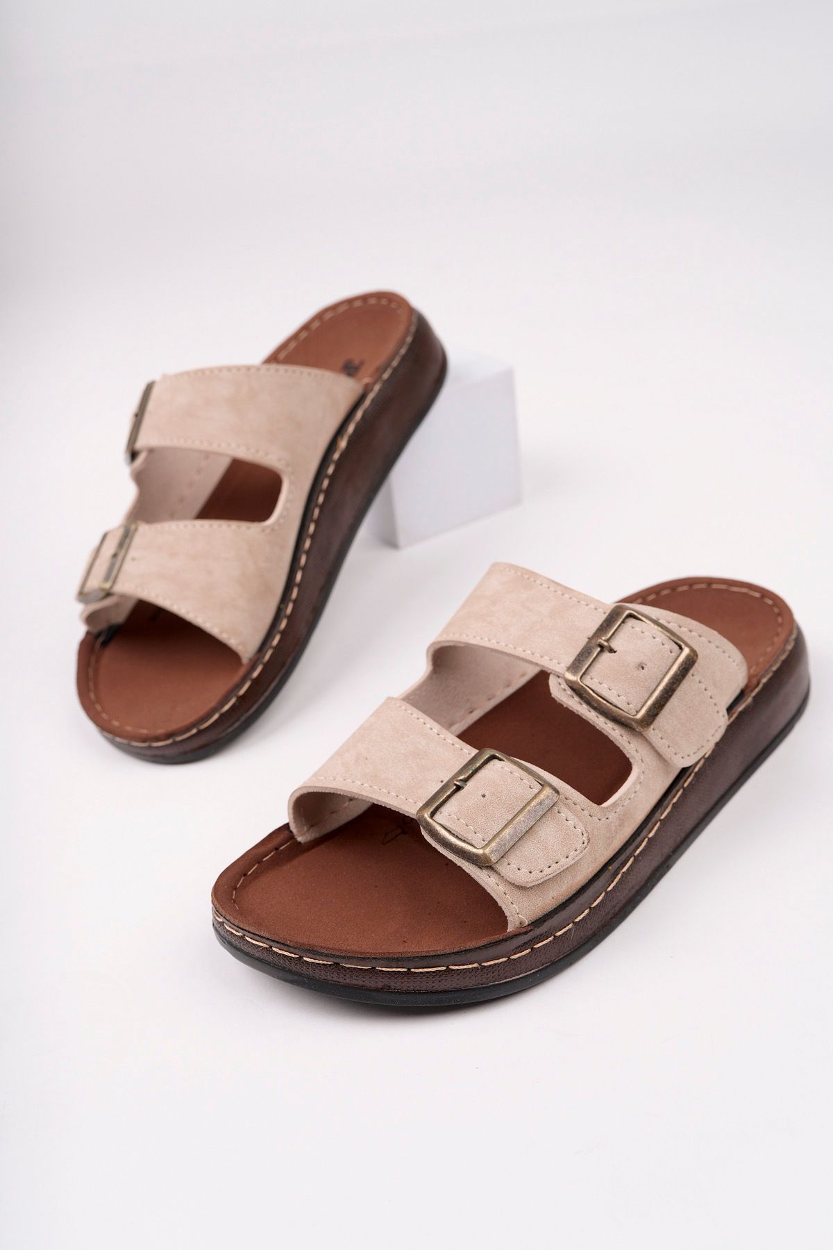 1900 ÇİFT TOKA ORTOPEDİK TERLİK - Görsel 3