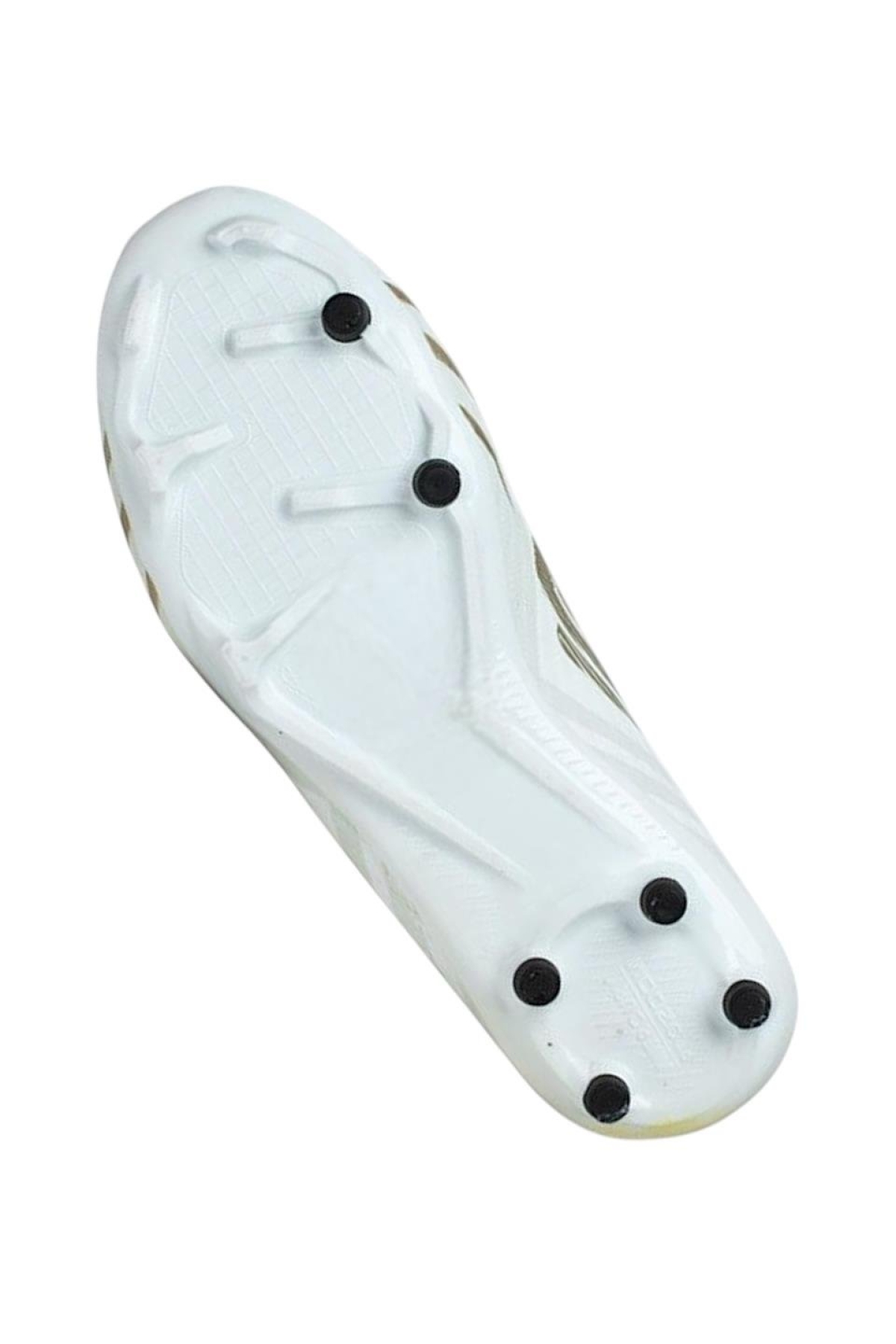 Boğazlı Krampon Çim ve Halı Saha Futbol Ayakkabısı BEYAZ - ALTIN - Görsel 5