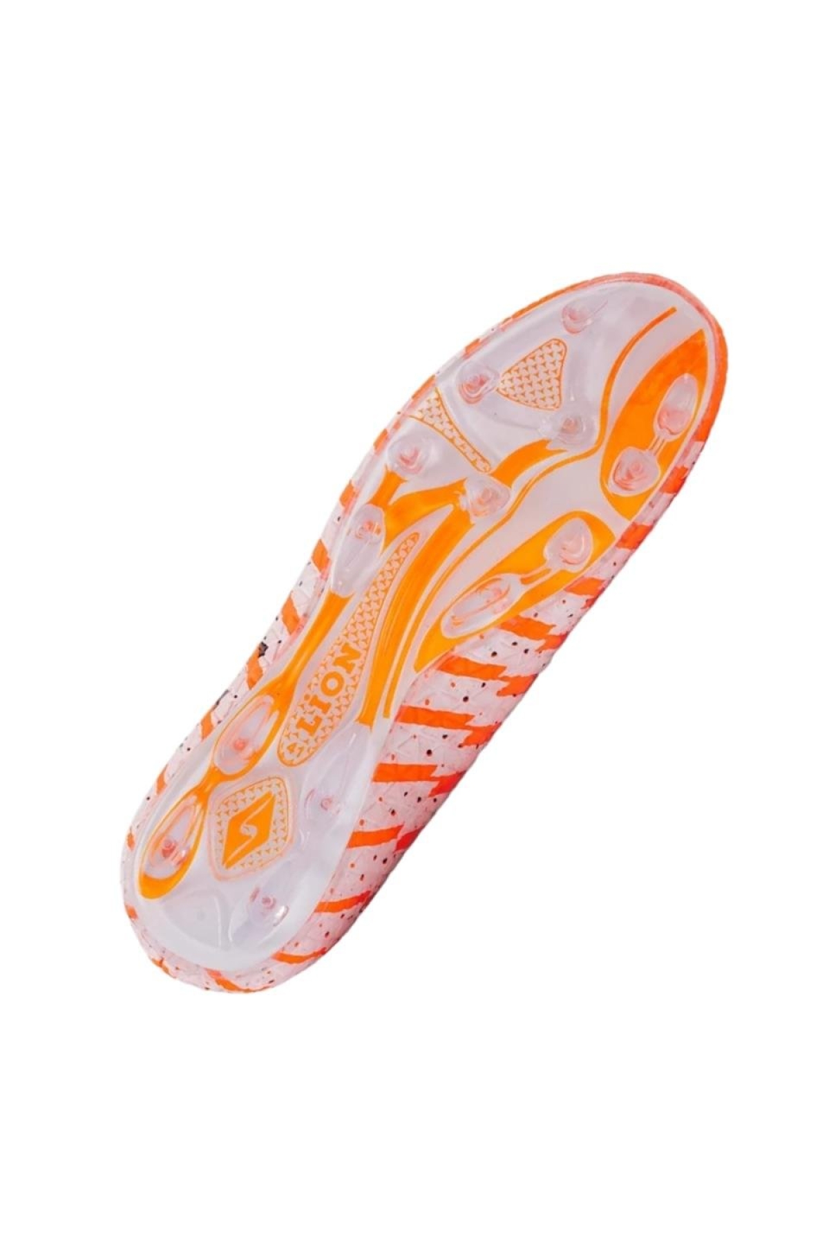 Çoraplı Bilekli Boğazlı Krampon Futbol Ayakkabısı ORANJ - SİYAH - Görsel 5