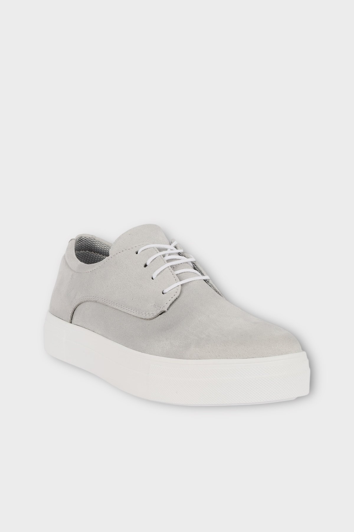 Erkek Nubuk Günlük Ayakkabı GRİ - Görsel 3