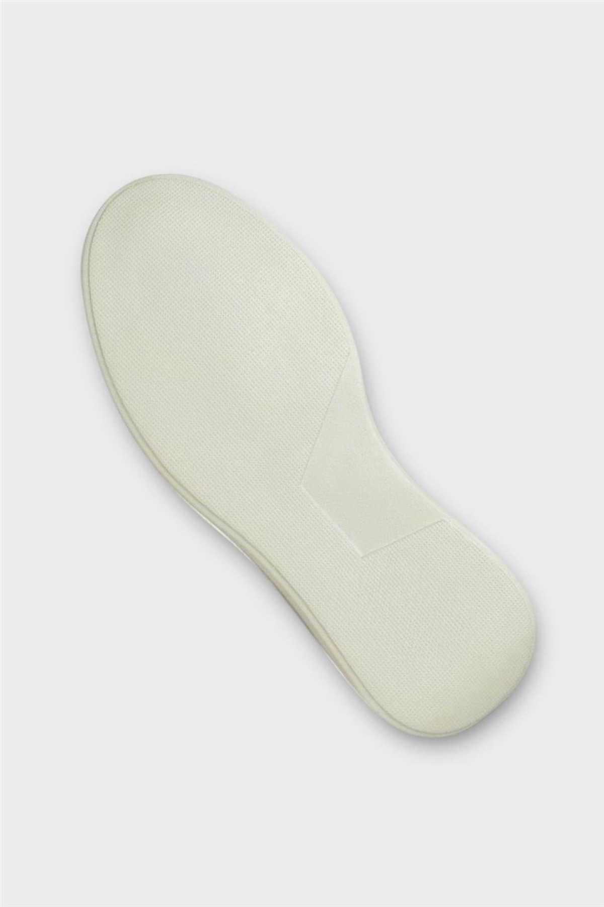 Erkek Keten Gabardin Kumaş Günlük Sneaker Ayakkabı HAKİ - Görsel 5