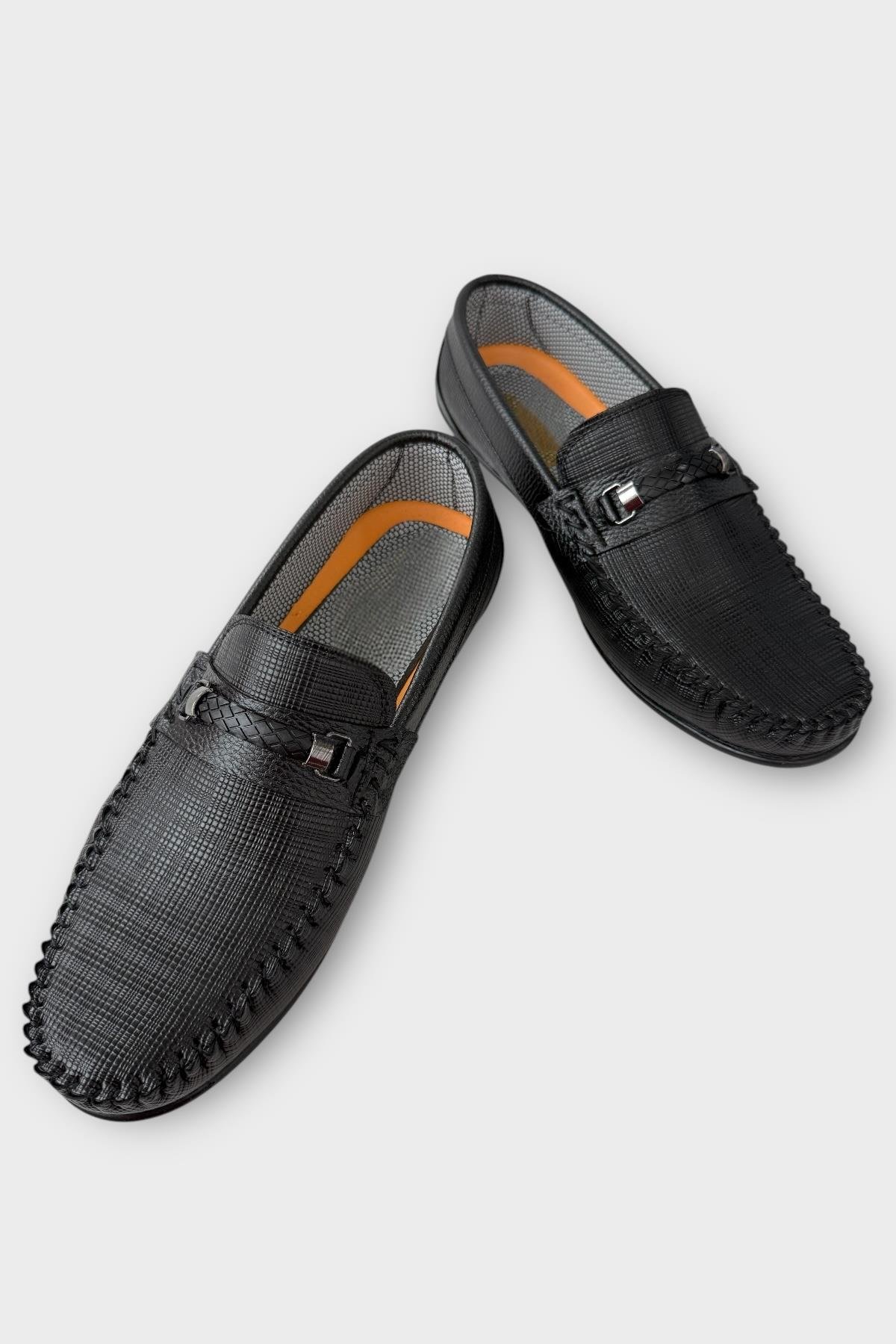 Erkek Günlük Loafer Ayakkabı SİYAH - Görsel 4