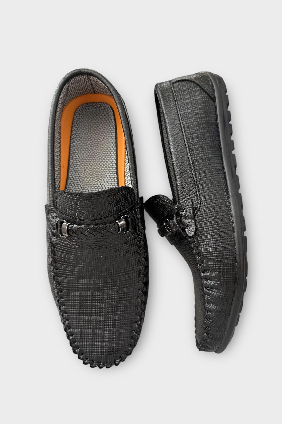 Erkek Günlük Loafer Ayakkabı SİYAH - Görsel 7