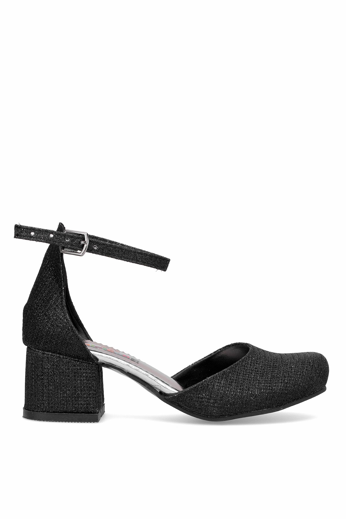 Elit YB-F-Karnıyarık-25Y Filet Kız Çocuk Klasik Topuklu Ayakkabı Siyah - Görsel 2